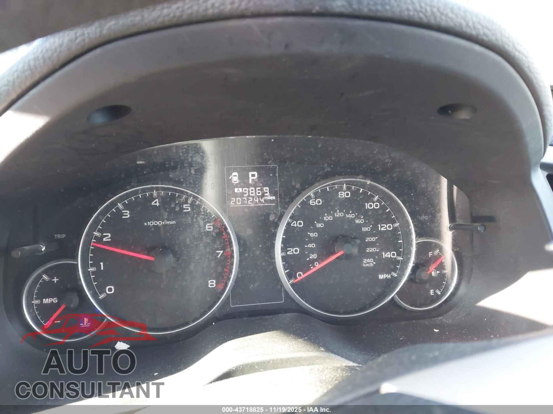 SUBARU OUTBACK 2014 - 4S4BRBAC4E3287055