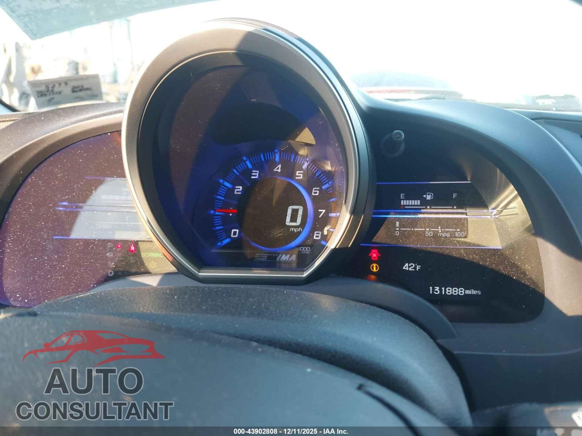 HONDA CR-Z 2012 - JHMZF1D4XCS005237