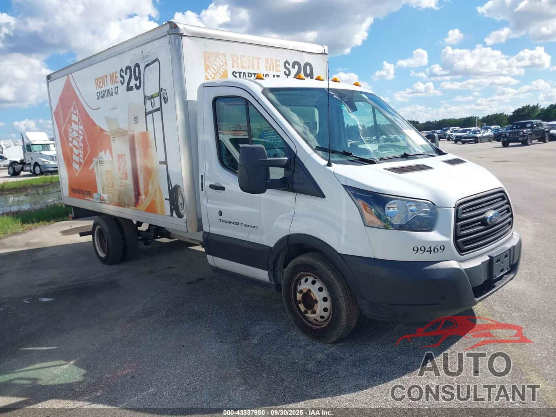 FORD TRANSIT-350 CAB 2019 - 1FDBF8ZM9KKA87010