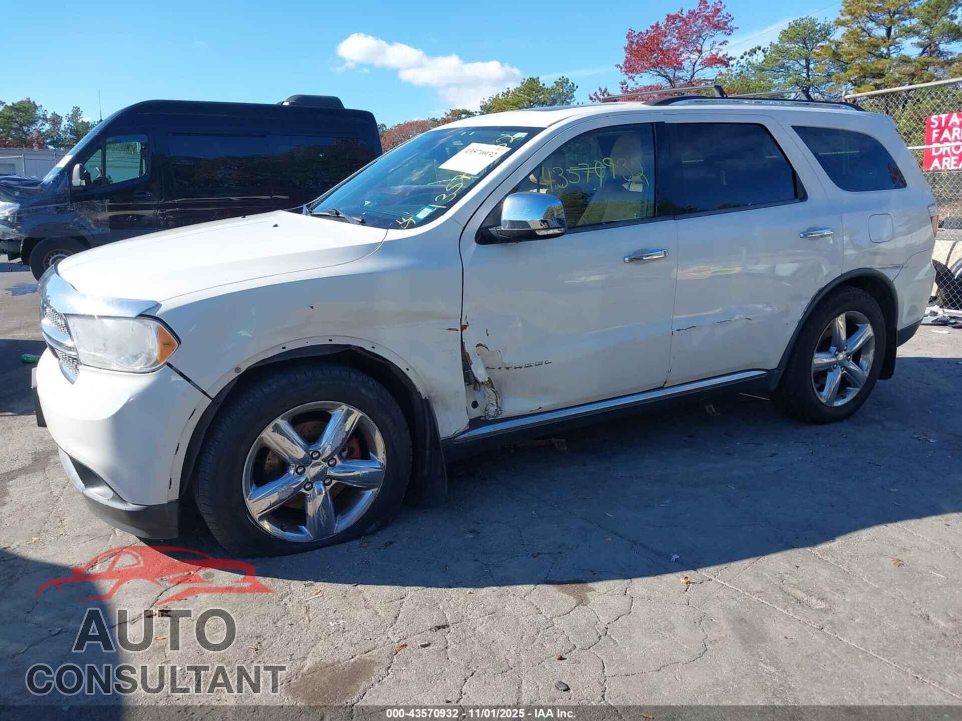 DODGE DURANGO 2011 - 1D4SE5GT9BC693193