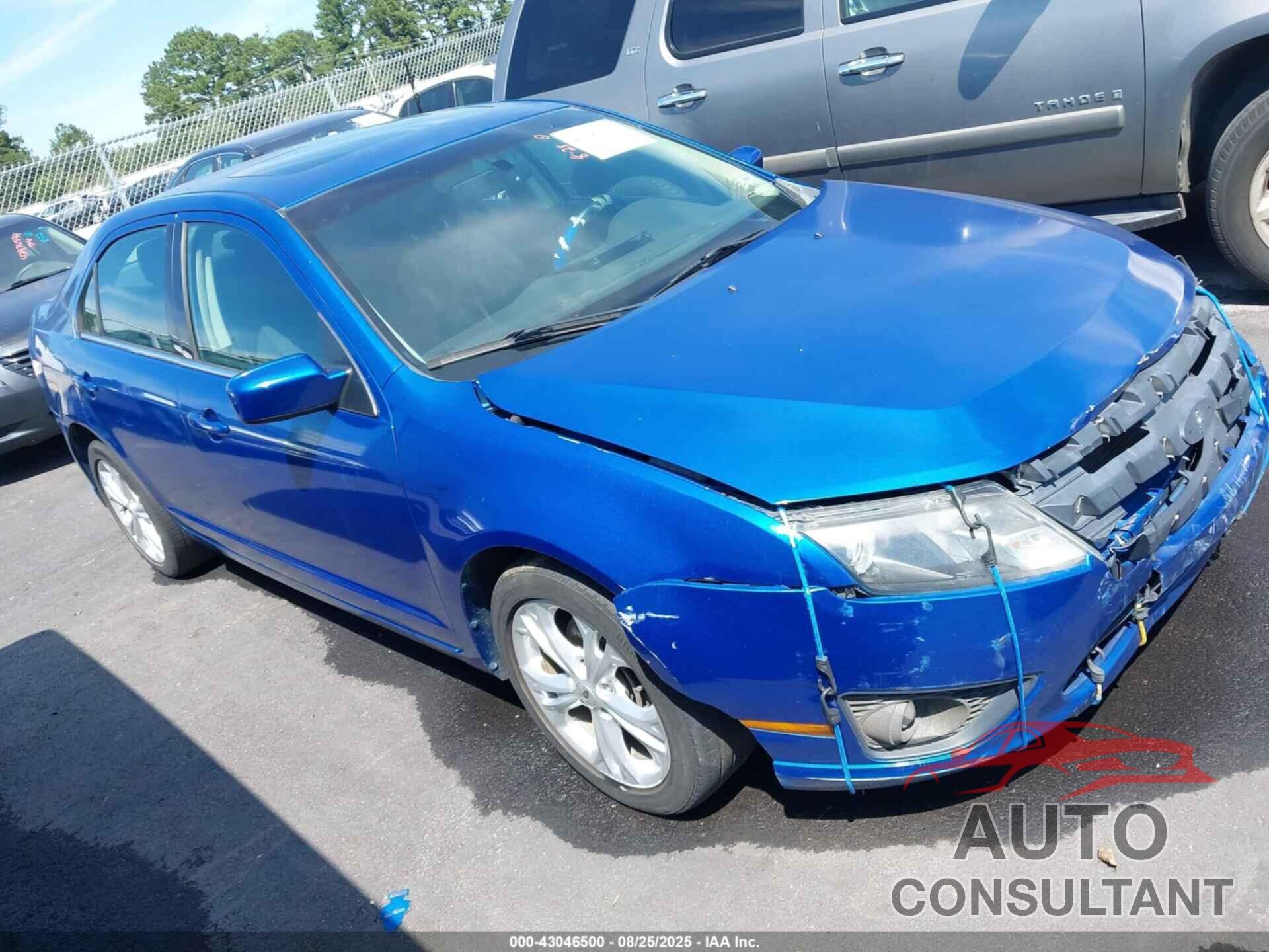 FORD FUSION 2012 - 3FAHP0HA5CR209885