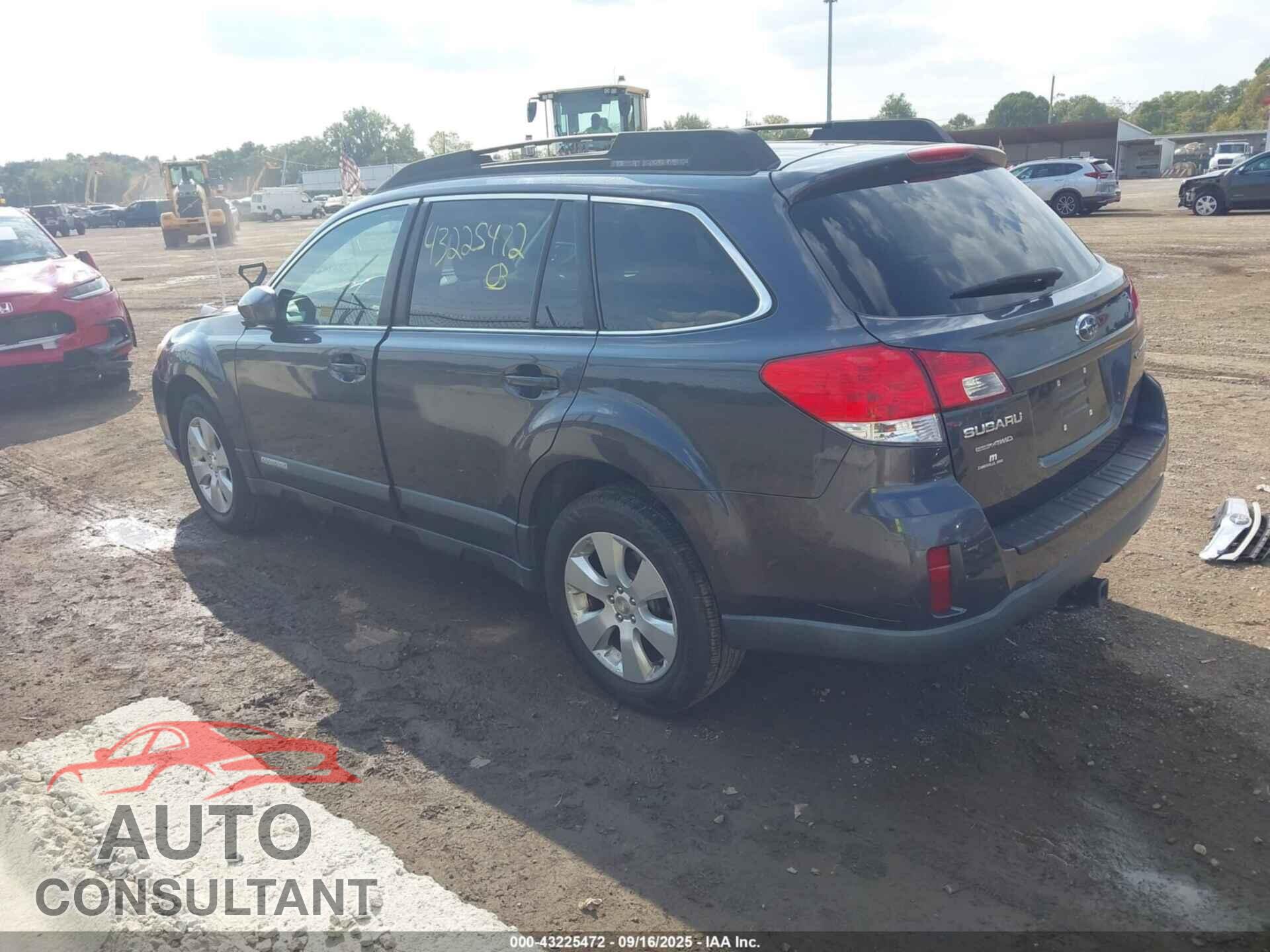 SUBARU OUTBACK 2011 - 4S4BRCCC8B3377128