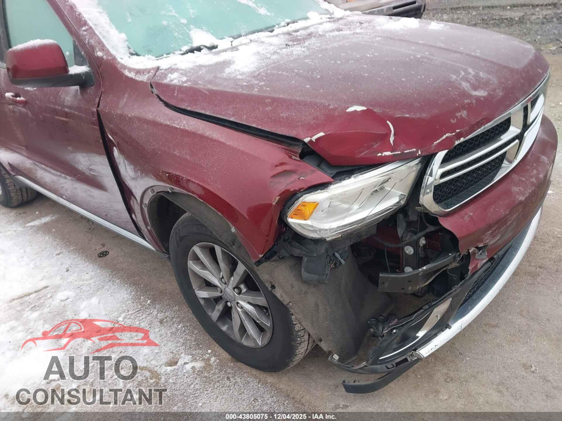DODGE DURANGO 2016 - 1C4RDJAG0GC341176