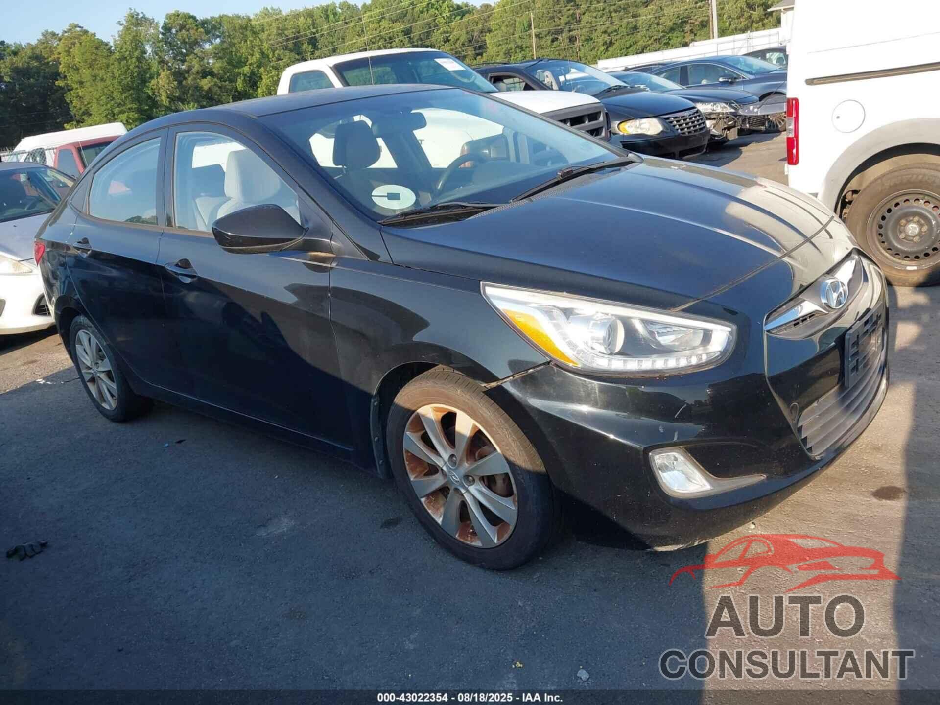 HYUNDAI ACCENT 2014 - KMHCU4AE3EU769543