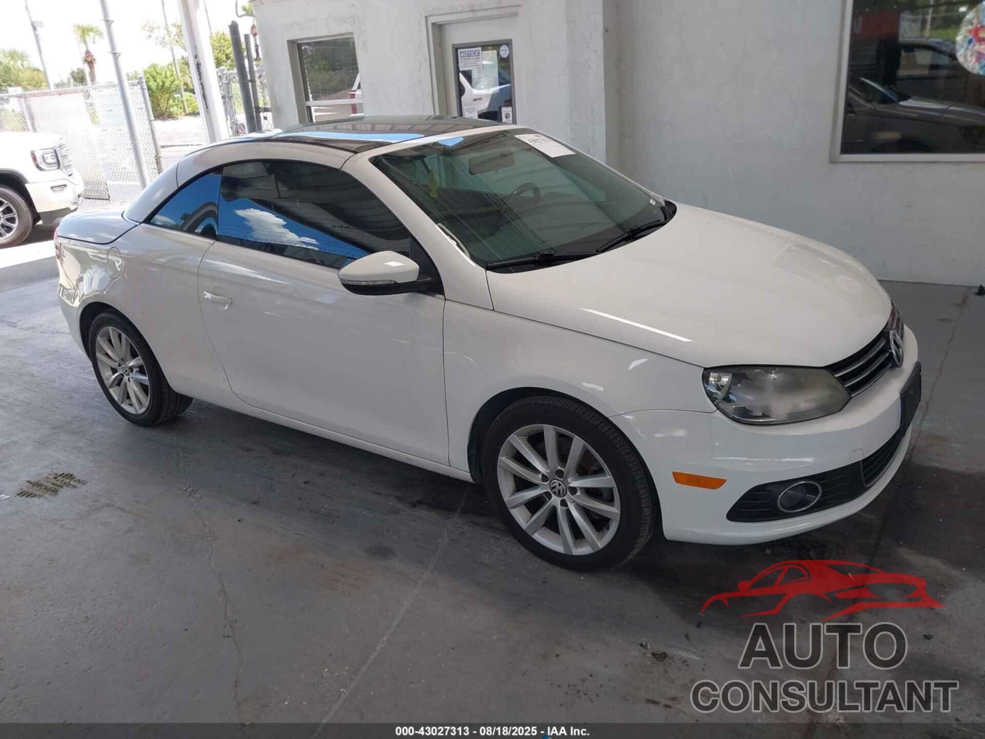VOLKSWAGEN EOS 2012 - WVWBW7AH4CV022403