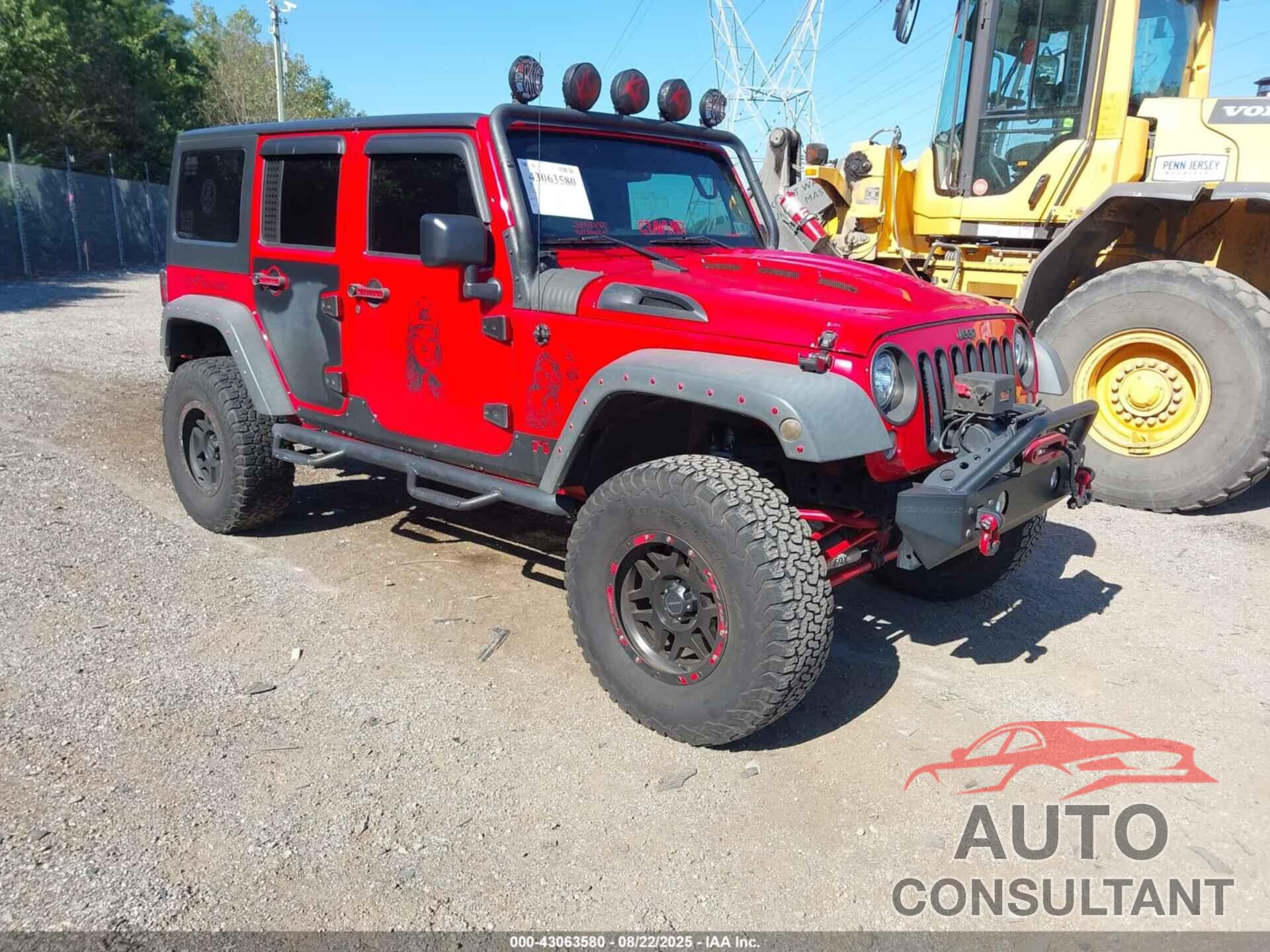 JEEP WRANGLER JK UNLIMITED 2018 - 1C4BJWDG2JL887746
