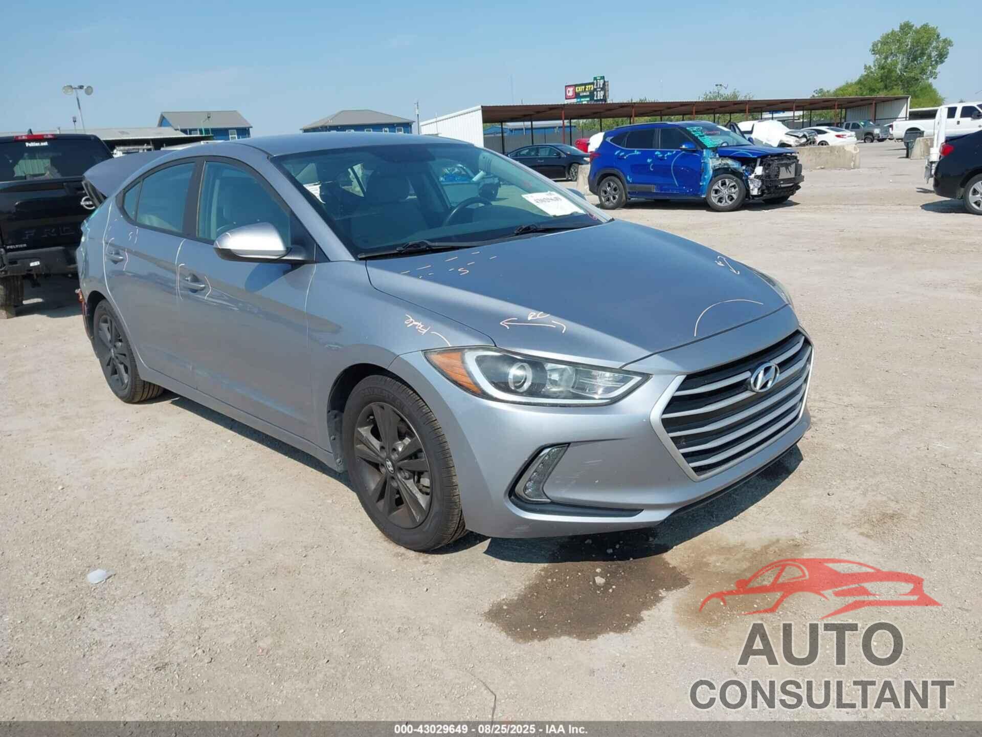 HYUNDAI ELANTRA 2017 - 5NPD84LF2HH056697