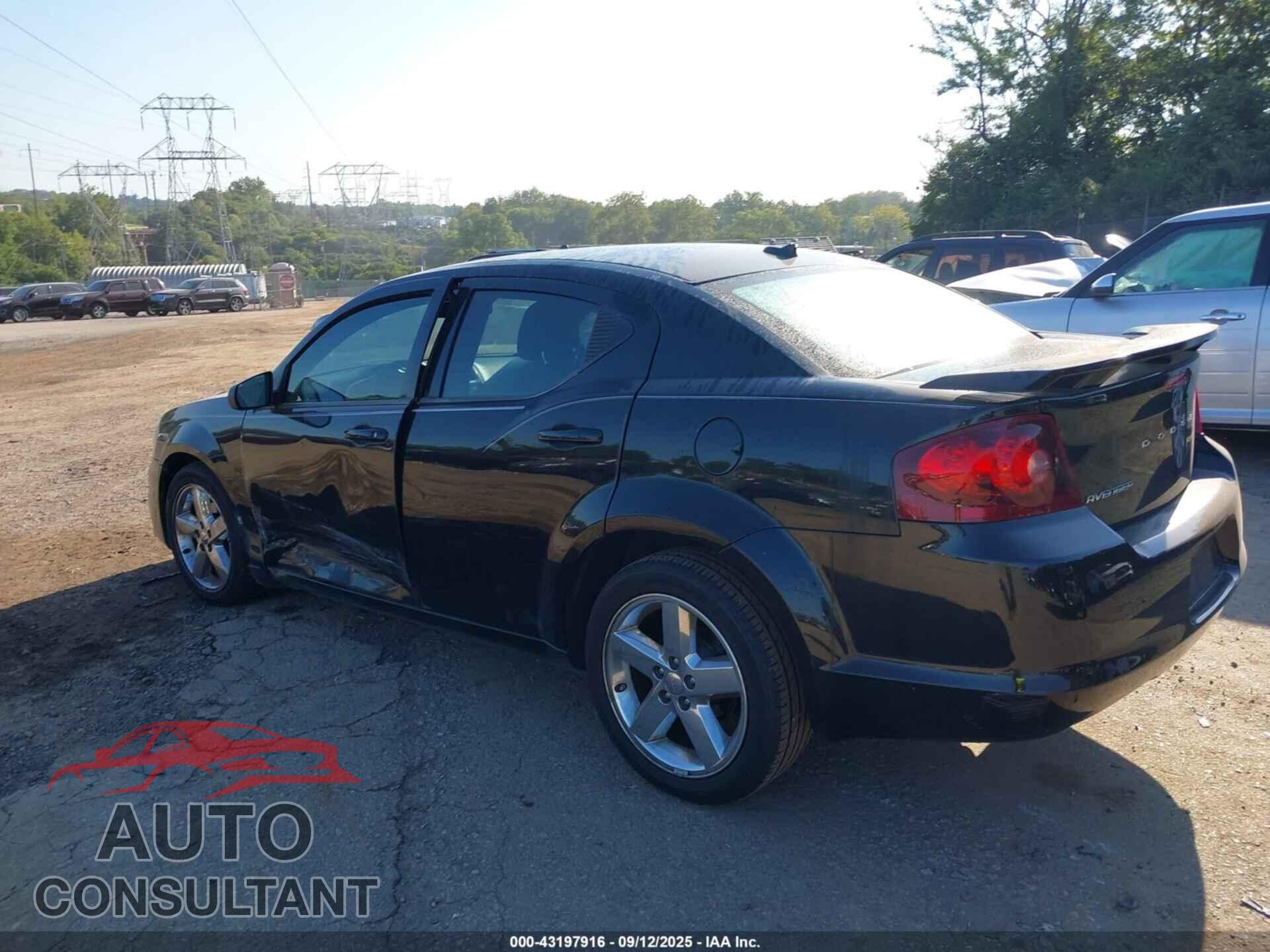 DODGE AVENGER 2013 - 1C3CDZAB3DN582551