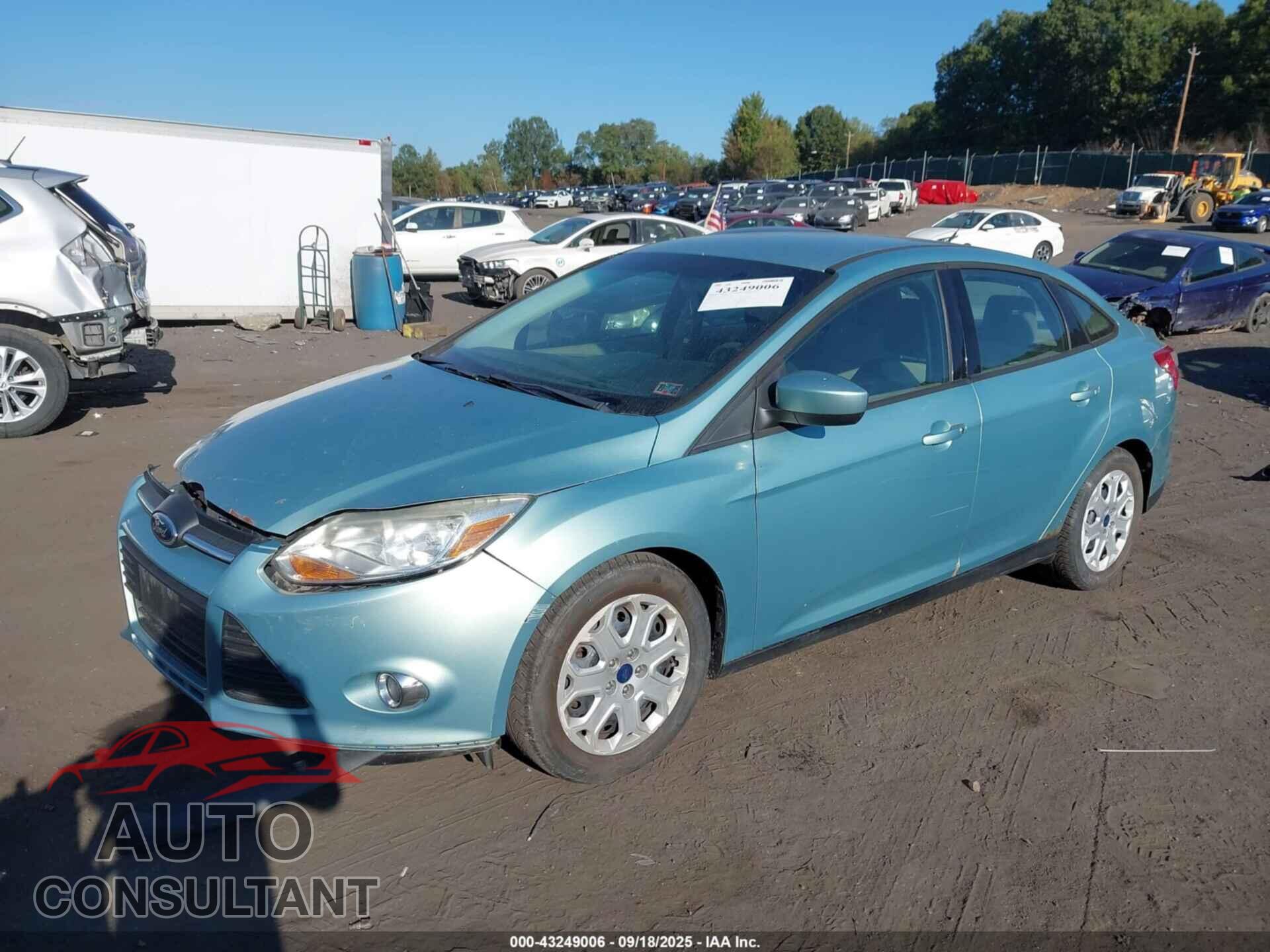 FORD FOCUS 2012 - 1FAHP3F28CL455776