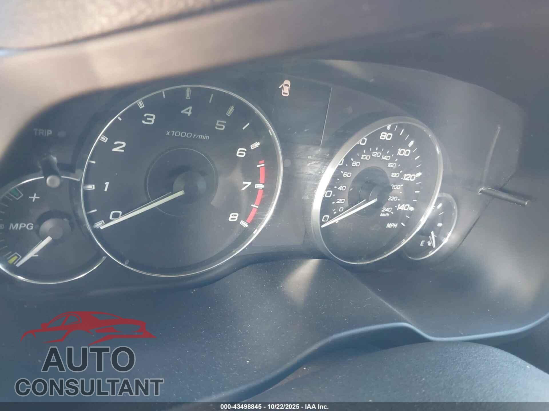 SUBARU OUTBACK 2012 - 4S4BRCKC4C3293441
