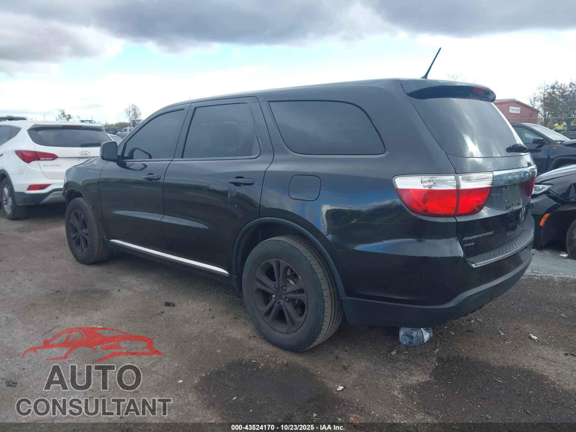 DODGE DURANGO 2013 - 1C4RDJAG3DC598313