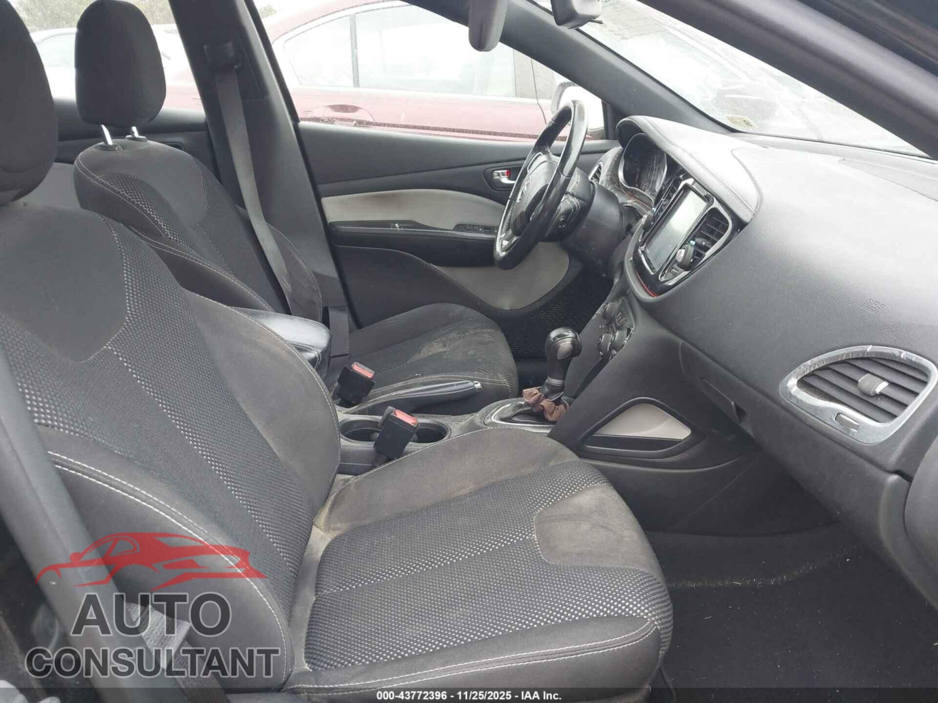 DODGE DART 2015 - 1C3CDFBBXFD165708
