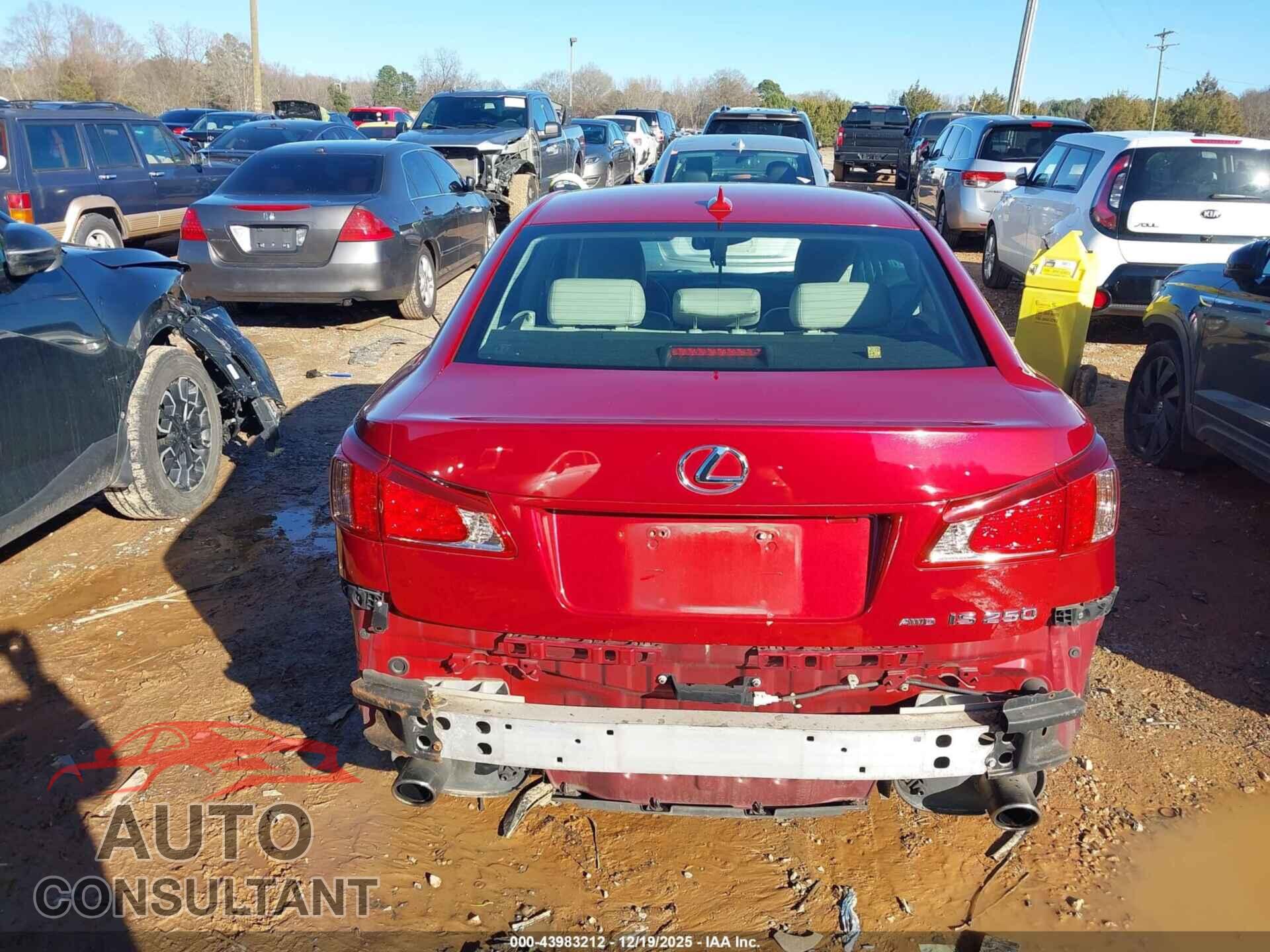 LEXUS IS 250 2012 - JTHCF5C20C5058041