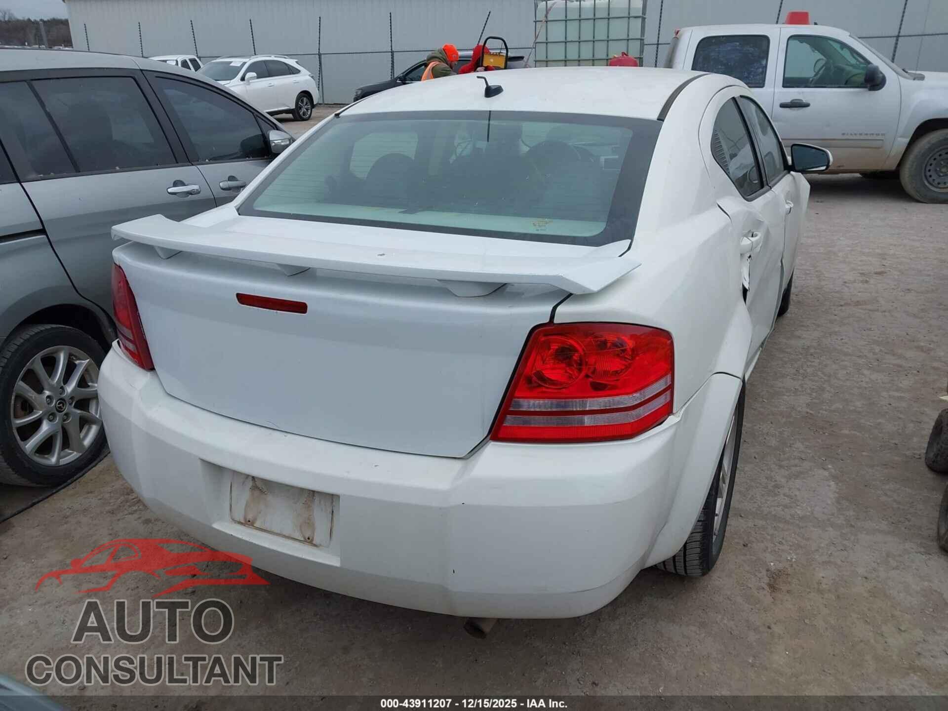DODGE AVENGER 2010 - 1B3CC5FB4AN142304