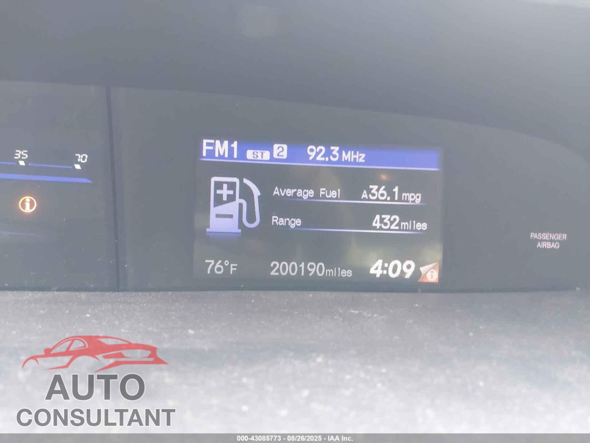 HONDA CIVIC 2015 - 19XFB2F50FE018310