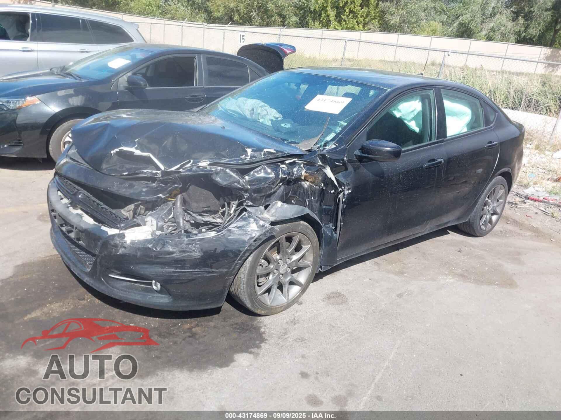 DODGE DART 2013 - 1C3CDFBA1DD175970