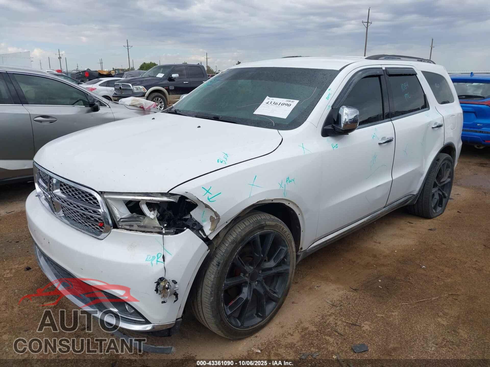DODGE DURANGO 2015 - 1C4RDHAG1FC127904