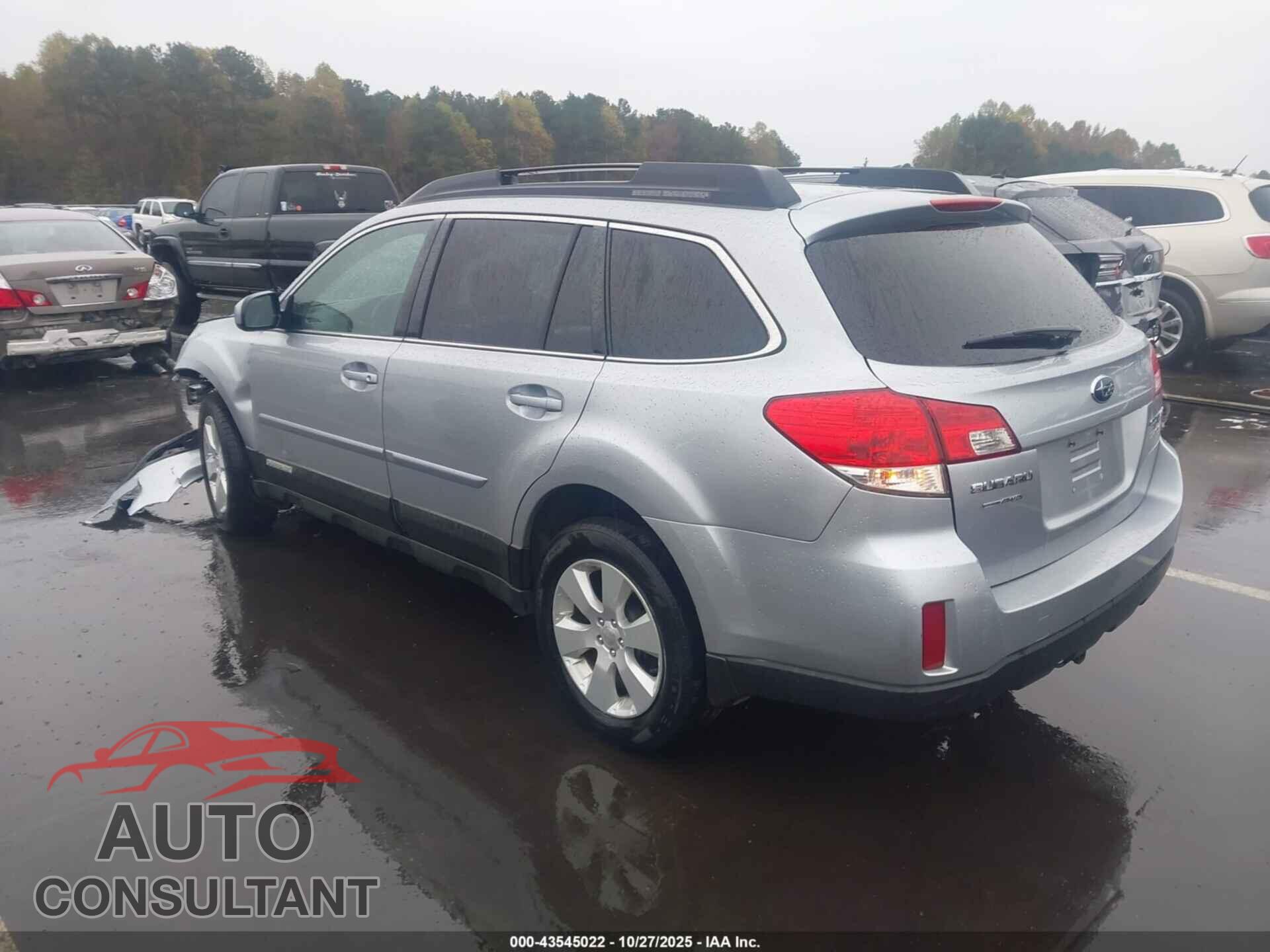 SUBARU OUTBACK 2012 - 4S4BRBCC4C3219042