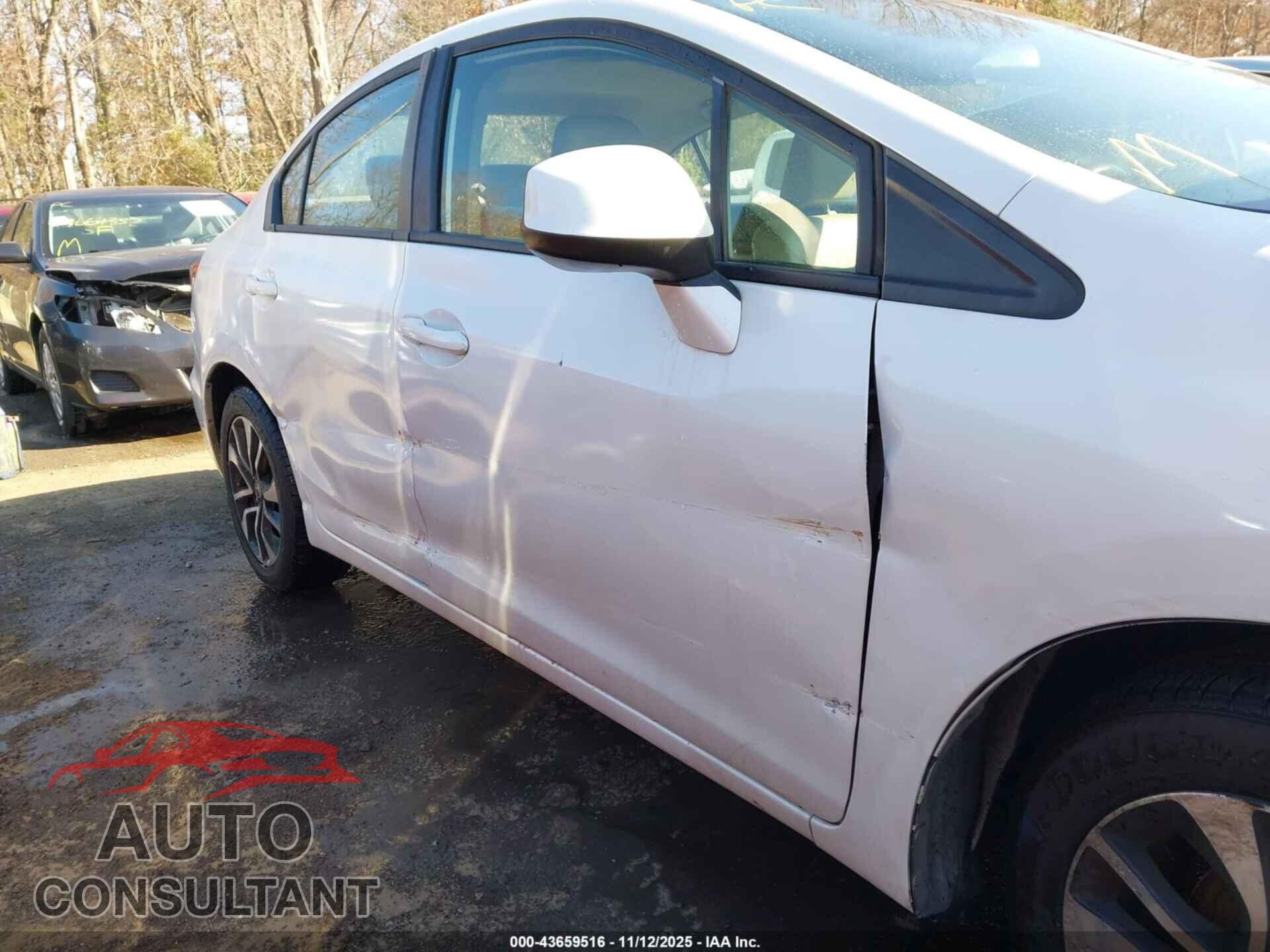 HONDA CIVIC 2013 - 19XFB2F94DE207008