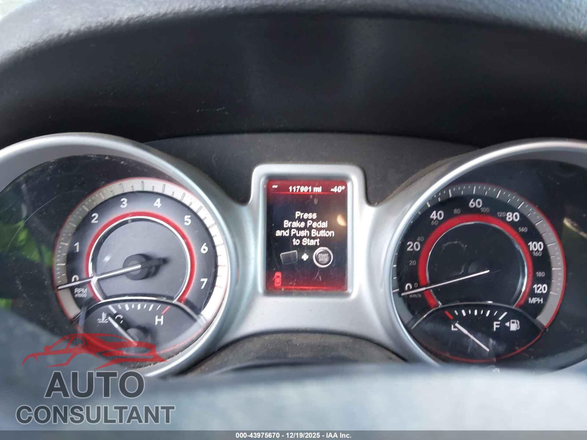 DODGE JOURNEY 2012 - 3C4PDCBG8CT367895