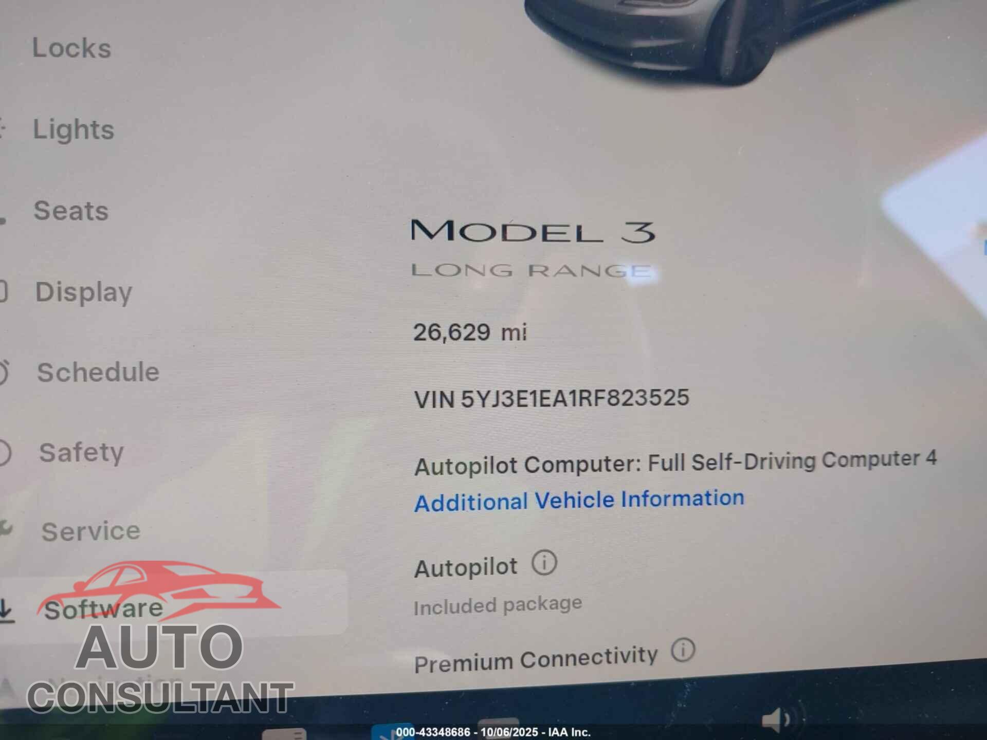 TESLA MODEL 3 2024 - 5YJ3E1EA1RF823525
