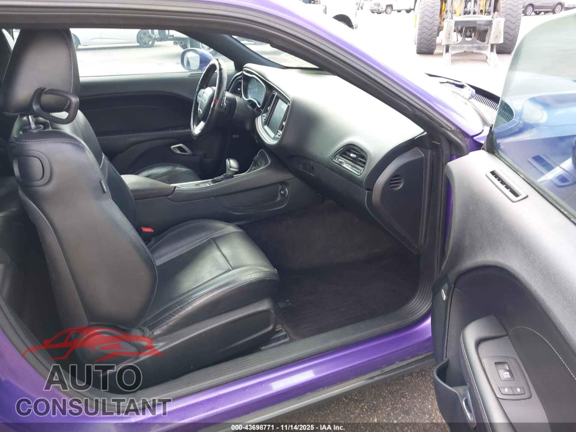 DODGE CHALLENGER 2016 - 2C3CDZAG0GH202672