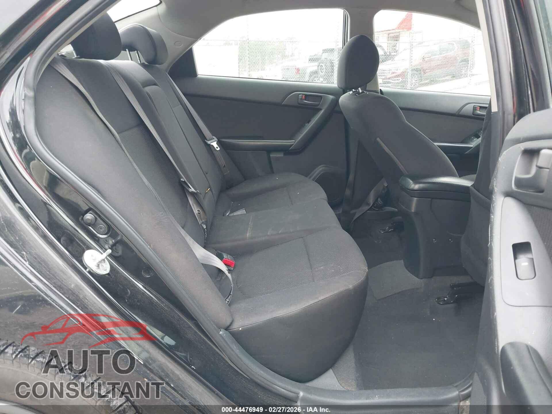 KIA FORTE 2012 - KNAFU4A21C5519455