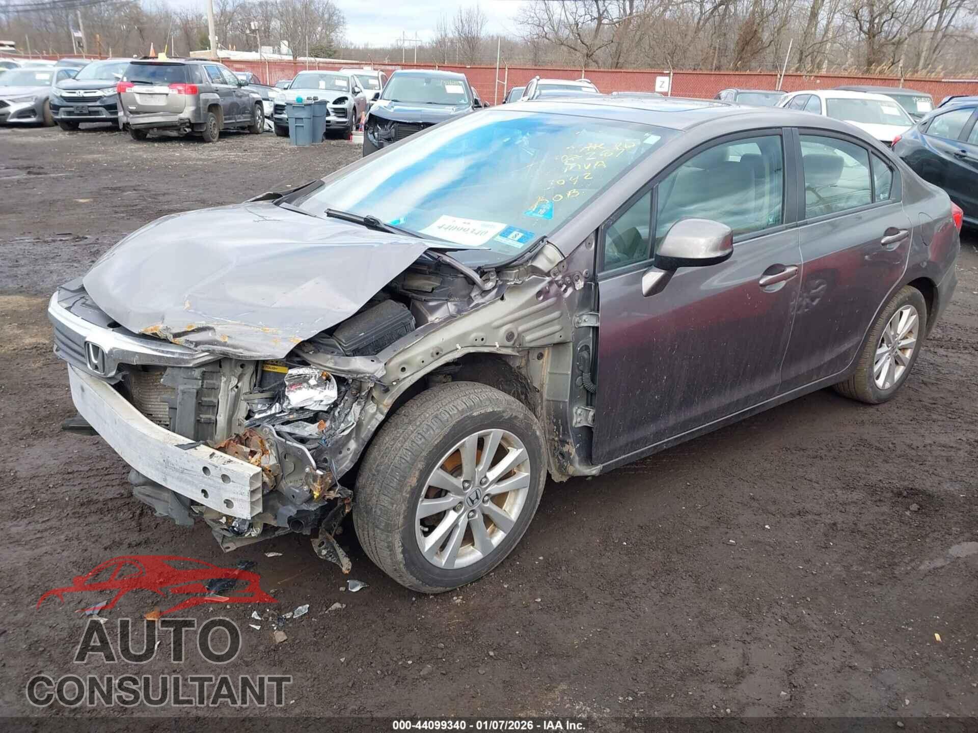 HONDA CIVIC 2012 - 19XFB2F87CE332042