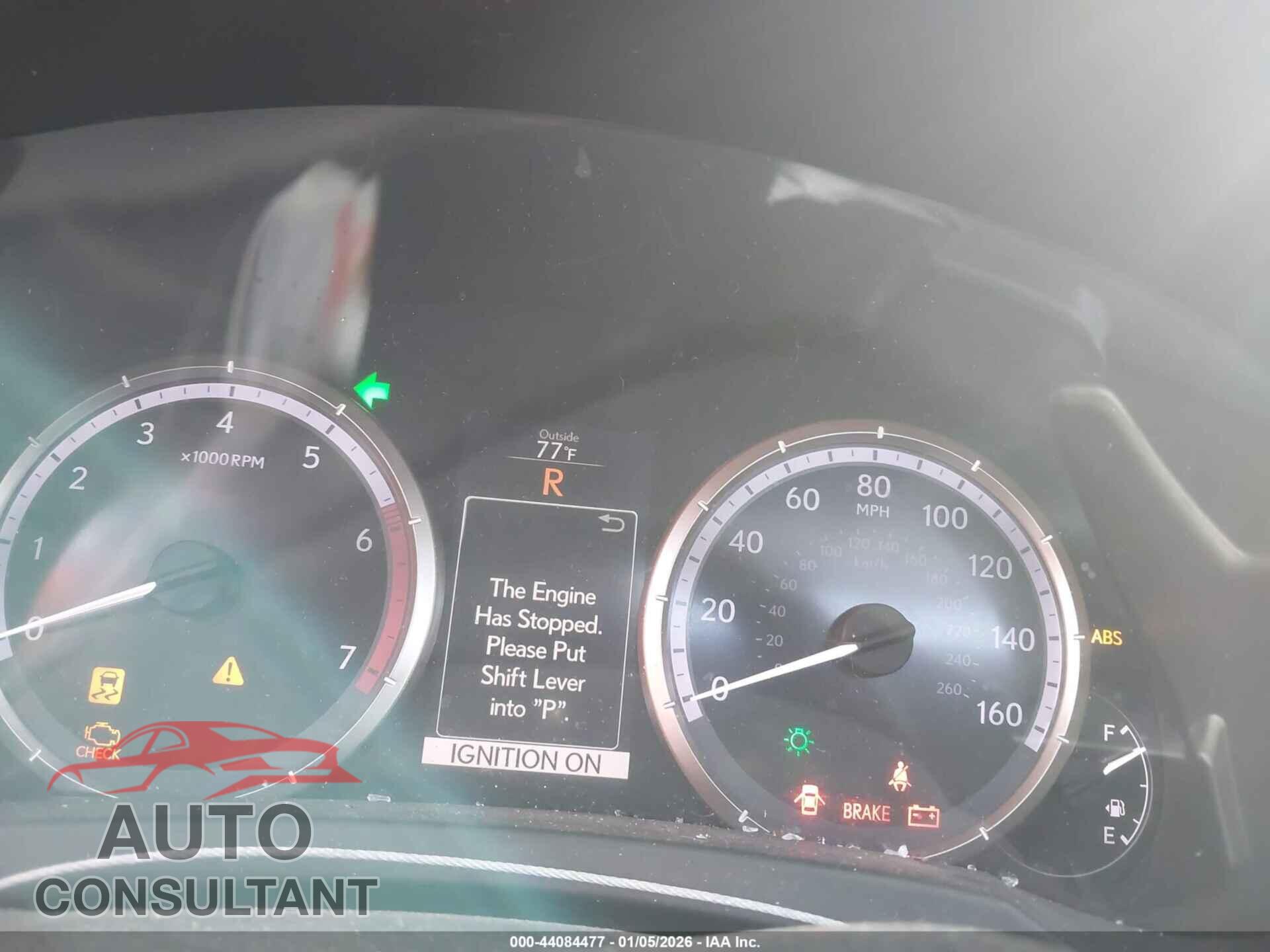 LEXUS RC 200T 2016 - JTHHA5BC6G5000777