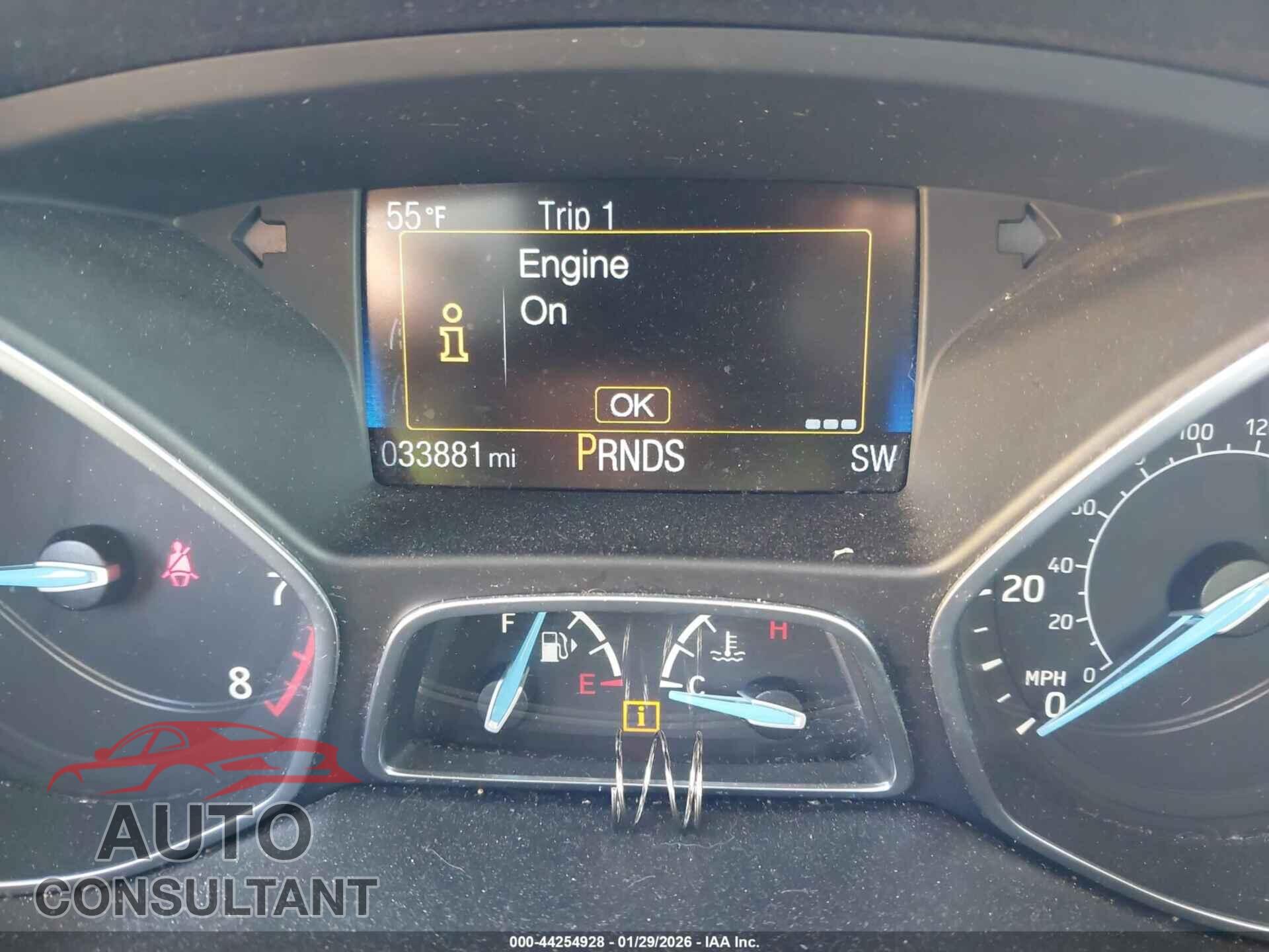 FORD FOCUS 2016 - 1FADP3KE2GL234596