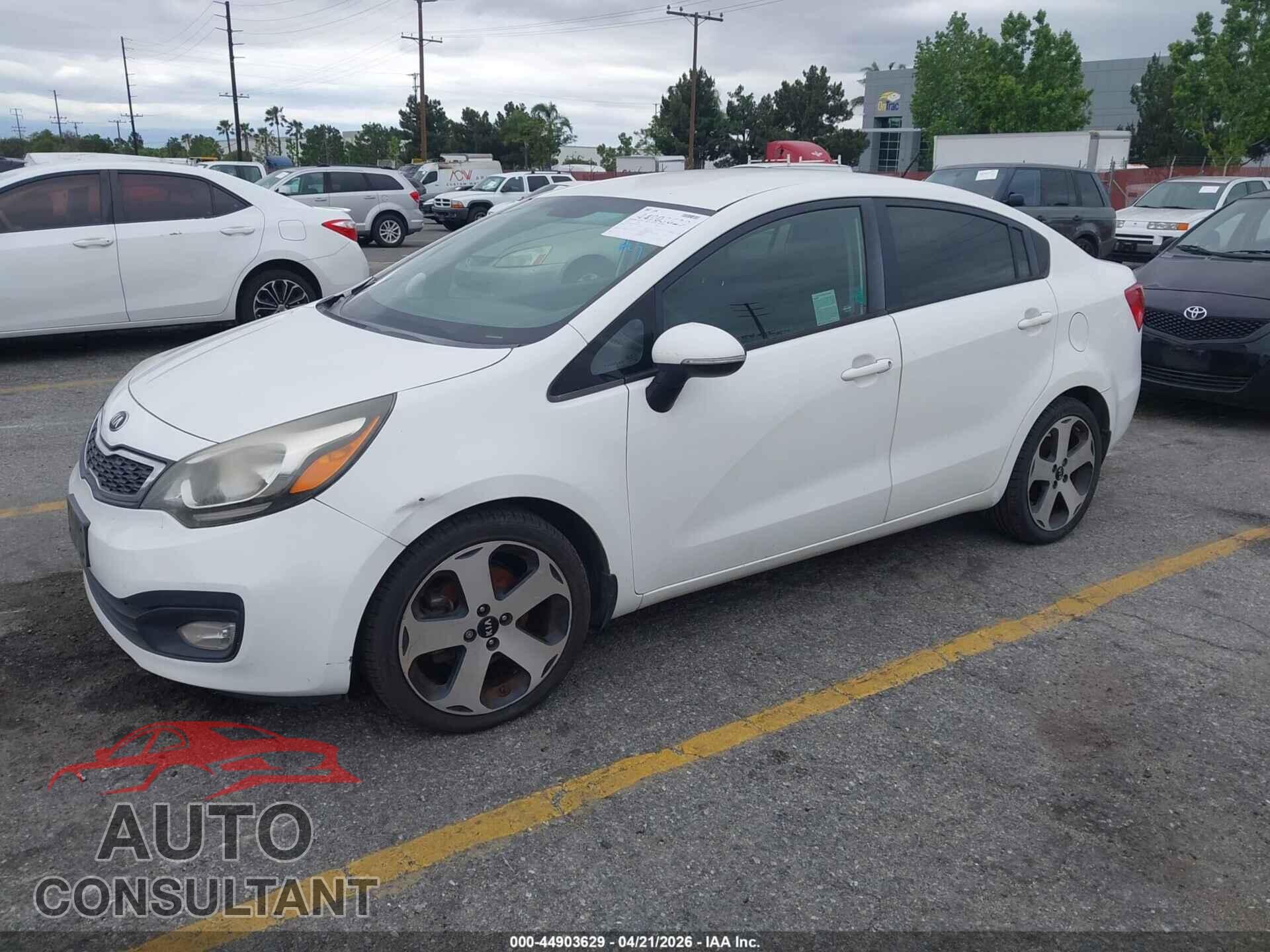 KIA RIO 2013 - KNADN4A34D6282887