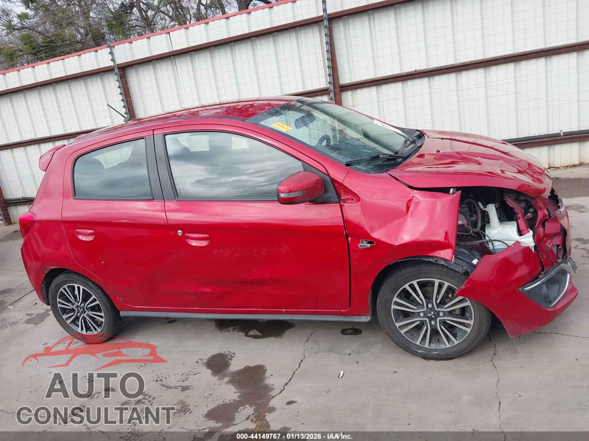 MITSUBISHI MIRAGE 2017 - ML32A5HJ7HH005308