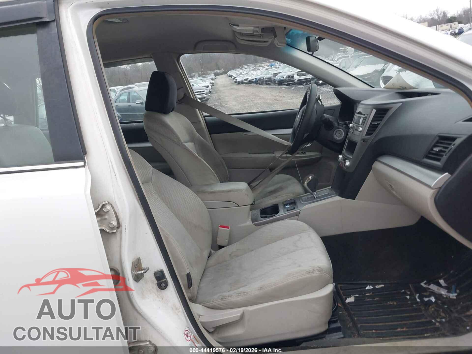 SUBARU OUTBACK 2012 - 4S4BRCAC7C3232103