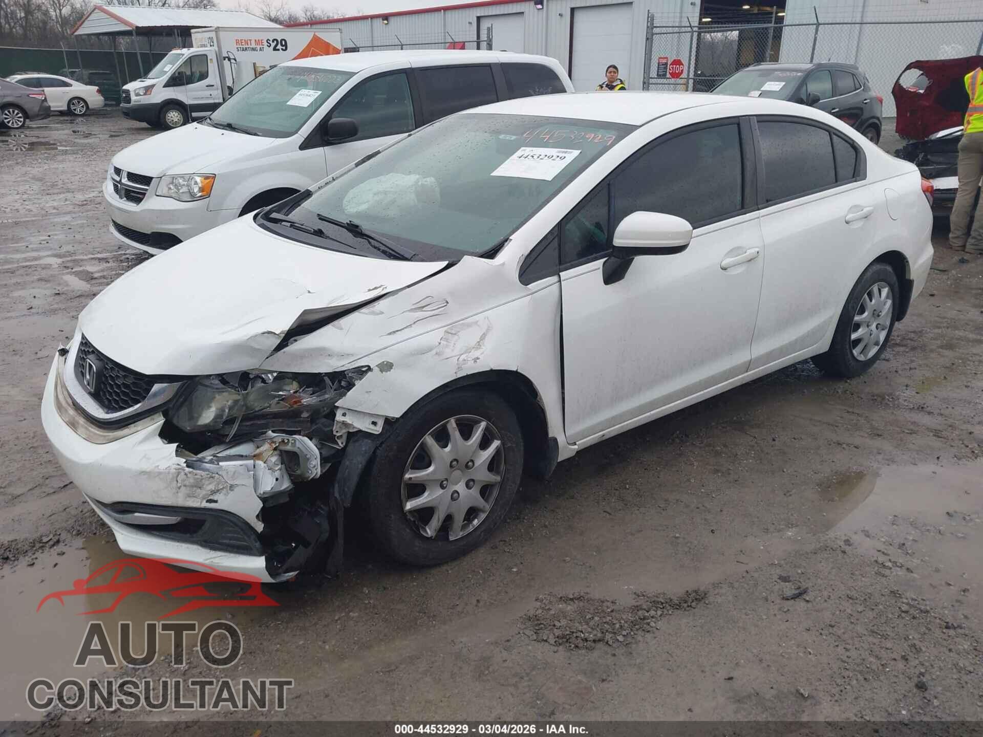 HONDA CIVIC 2014 - 19XFB2E52EE016736