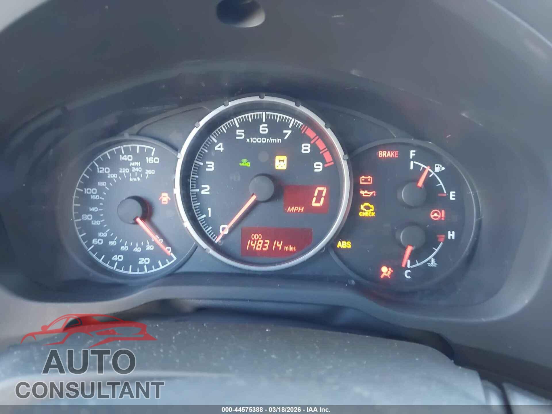 SUBARU BRZ 2014 - JF1ZCAC10E9603421