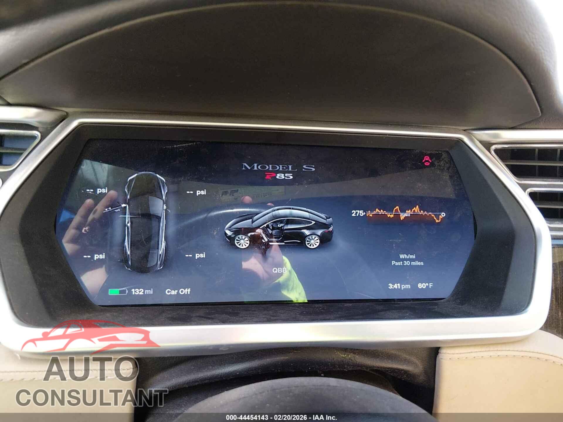 TESLA MODEL S 2012 - 5YJSA1DP4CFP01245