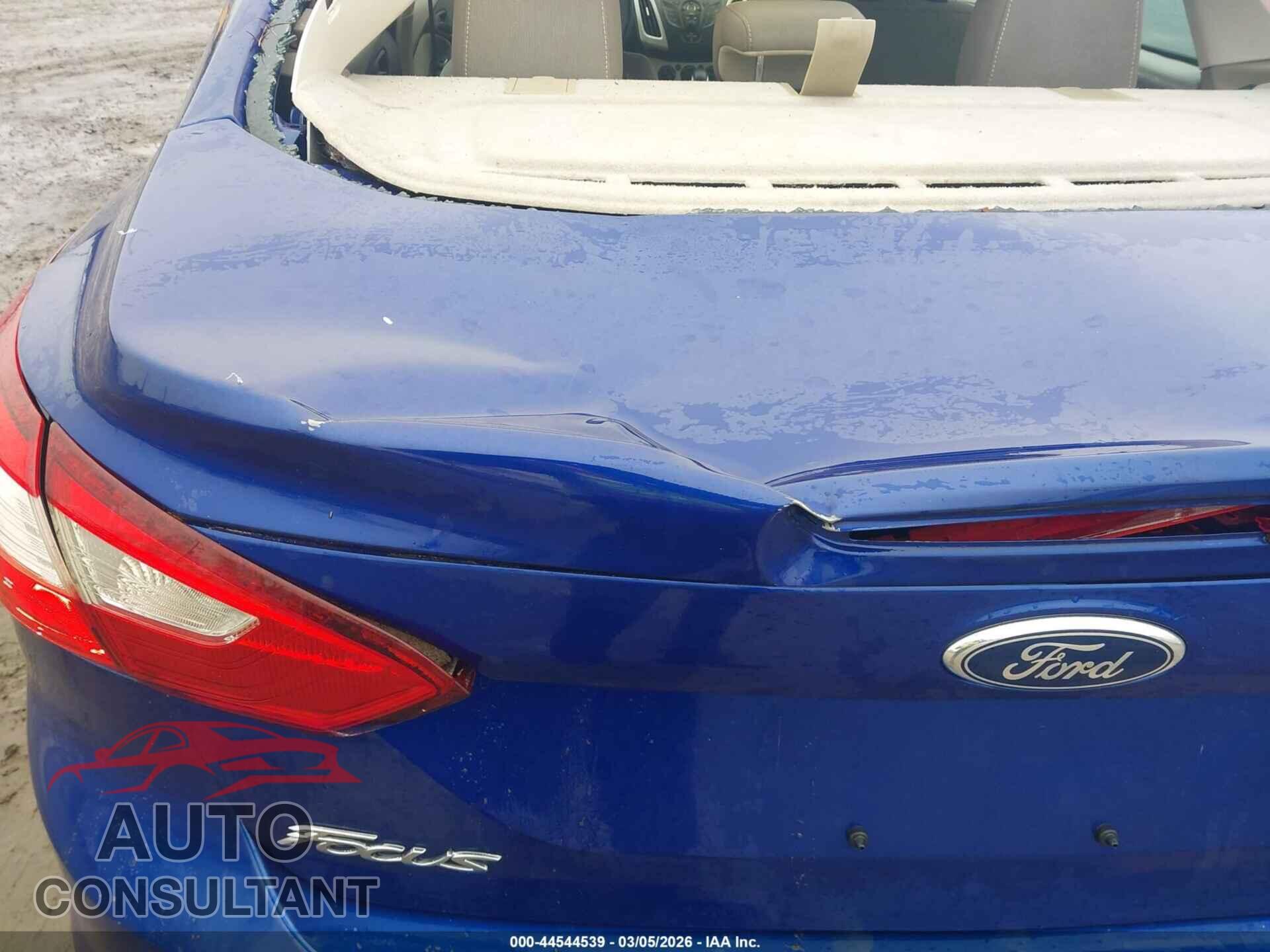 FORD FOCUS 2012 - 1FAHP3F2XCL456492