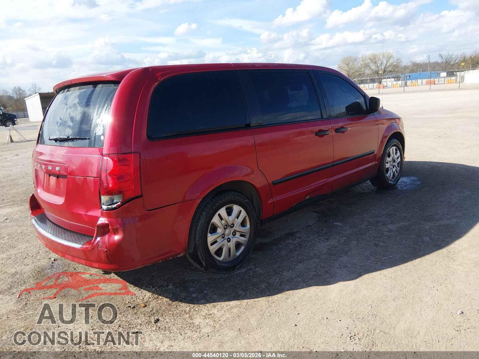 DODGE GRAND CARAVAN 2014 - 2C4RDGBG6ER137553