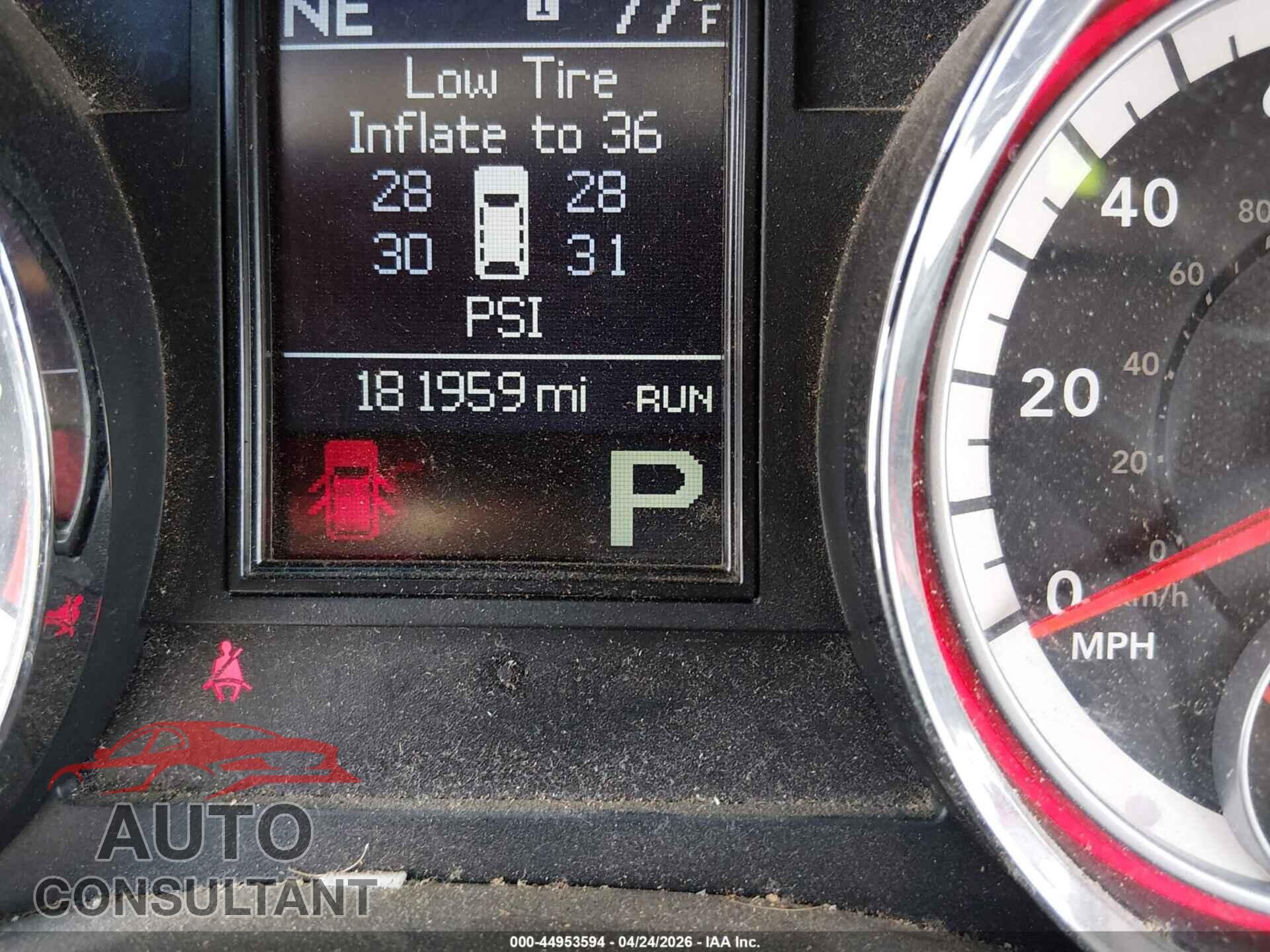 DODGE DURANGO 2013 - 1C4RDJDG7DC698507