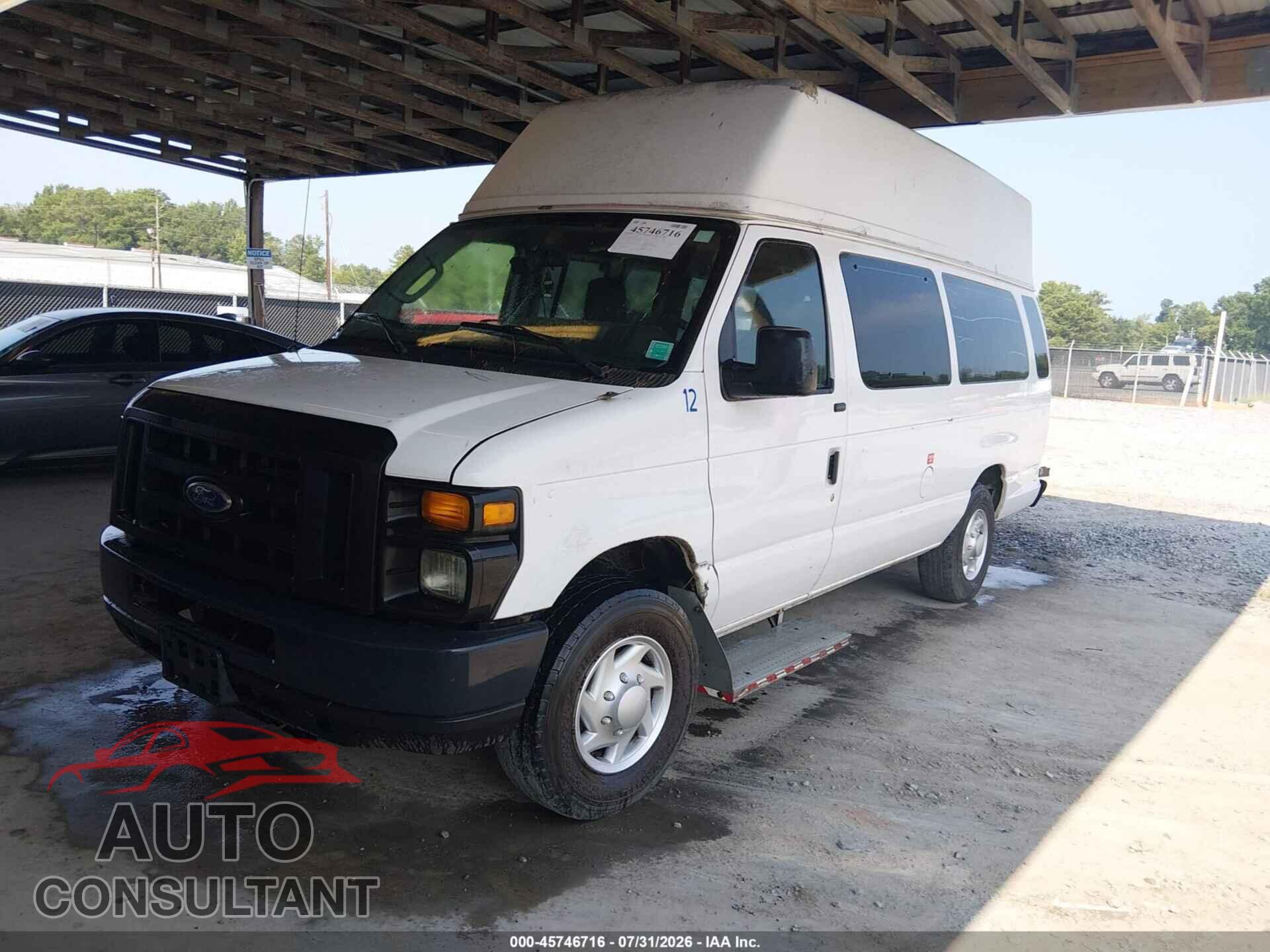 FORD E-250 2012 - 1FTNS2EWXCDB31166