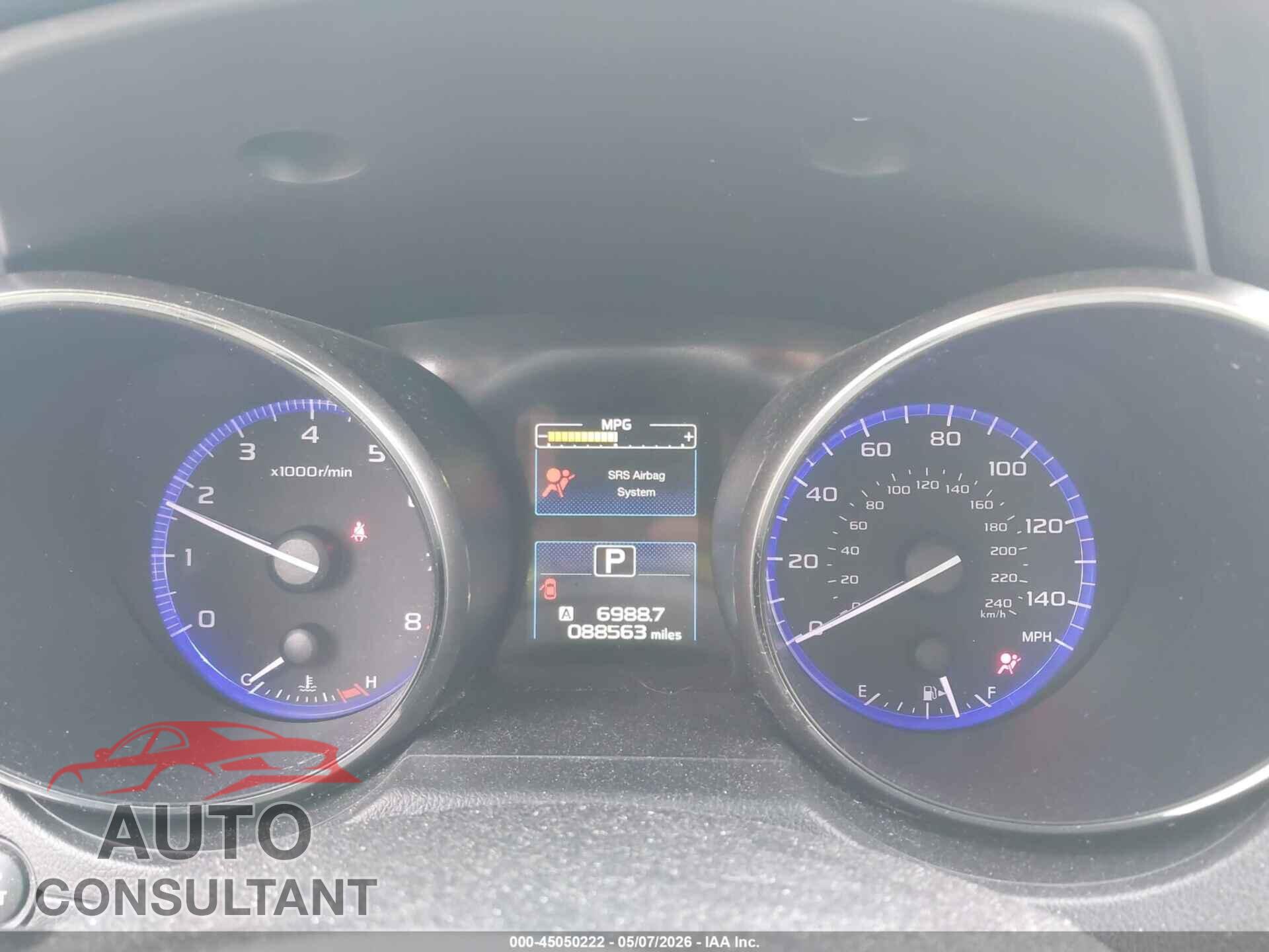 SUBARU OUTBACK 2015 - 4S4BSBCC1F3214275