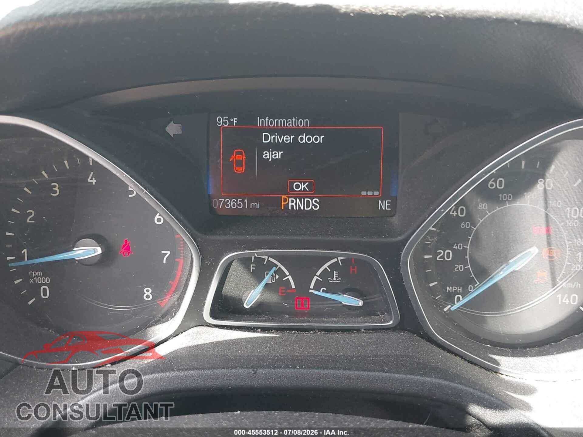 FORD FOCUS 2015 - 1FADP3F22FL384657