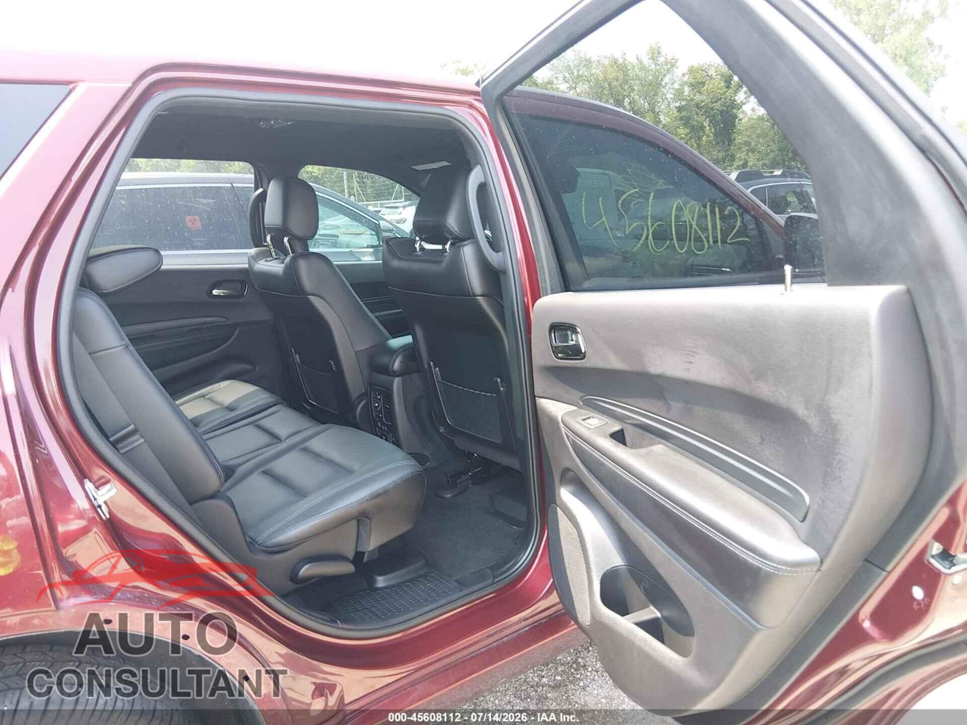DODGE DURANGO 2021 - 1C4RDJDG7MC837454