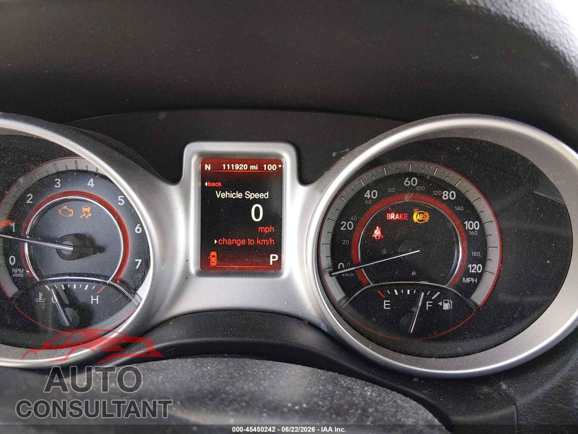 DODGE JOURNEY 2017 - 3C4PDCEG9HT626512