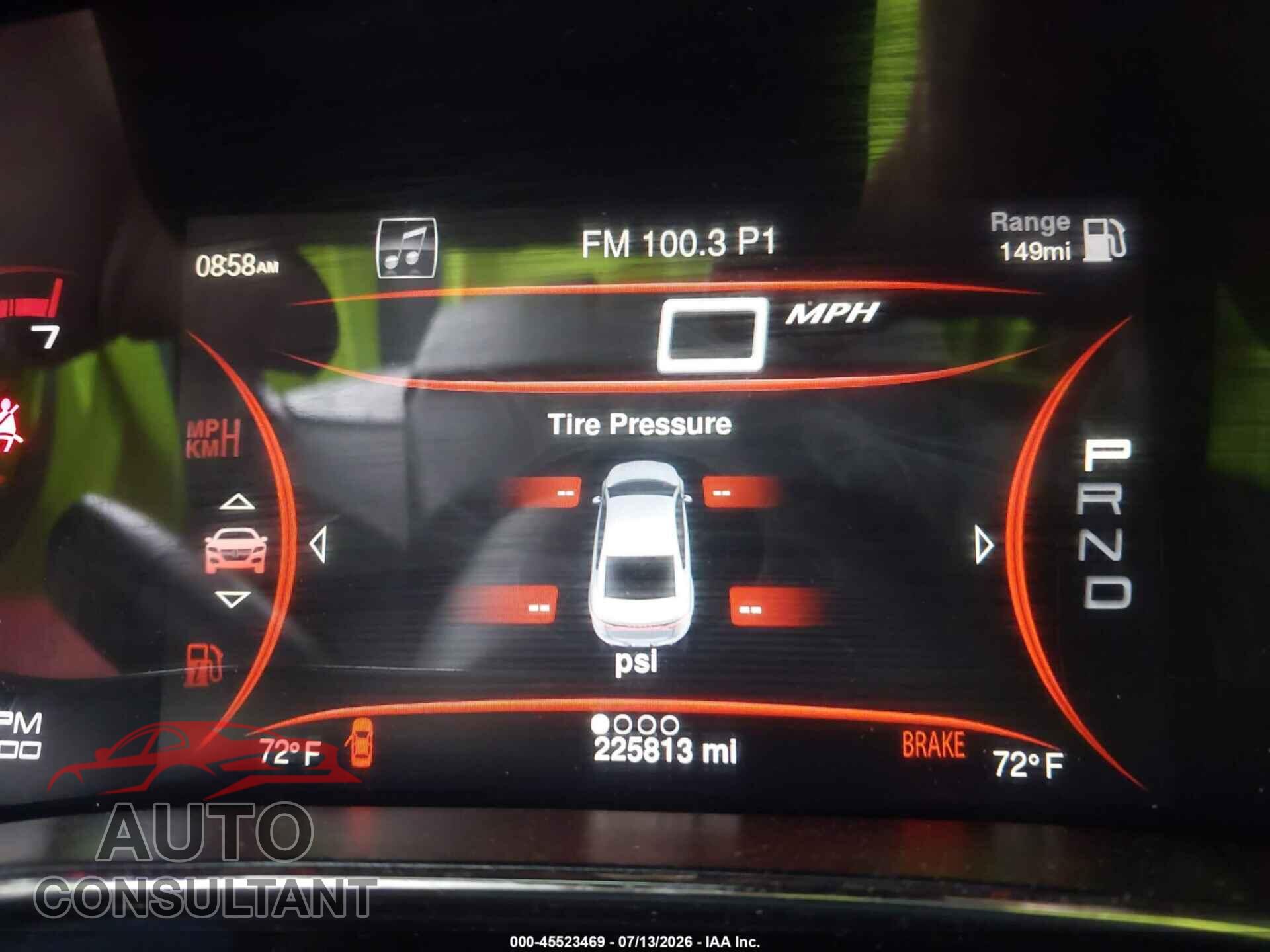 DODGE DART 2015 - 1C3CDFEB1FD345199