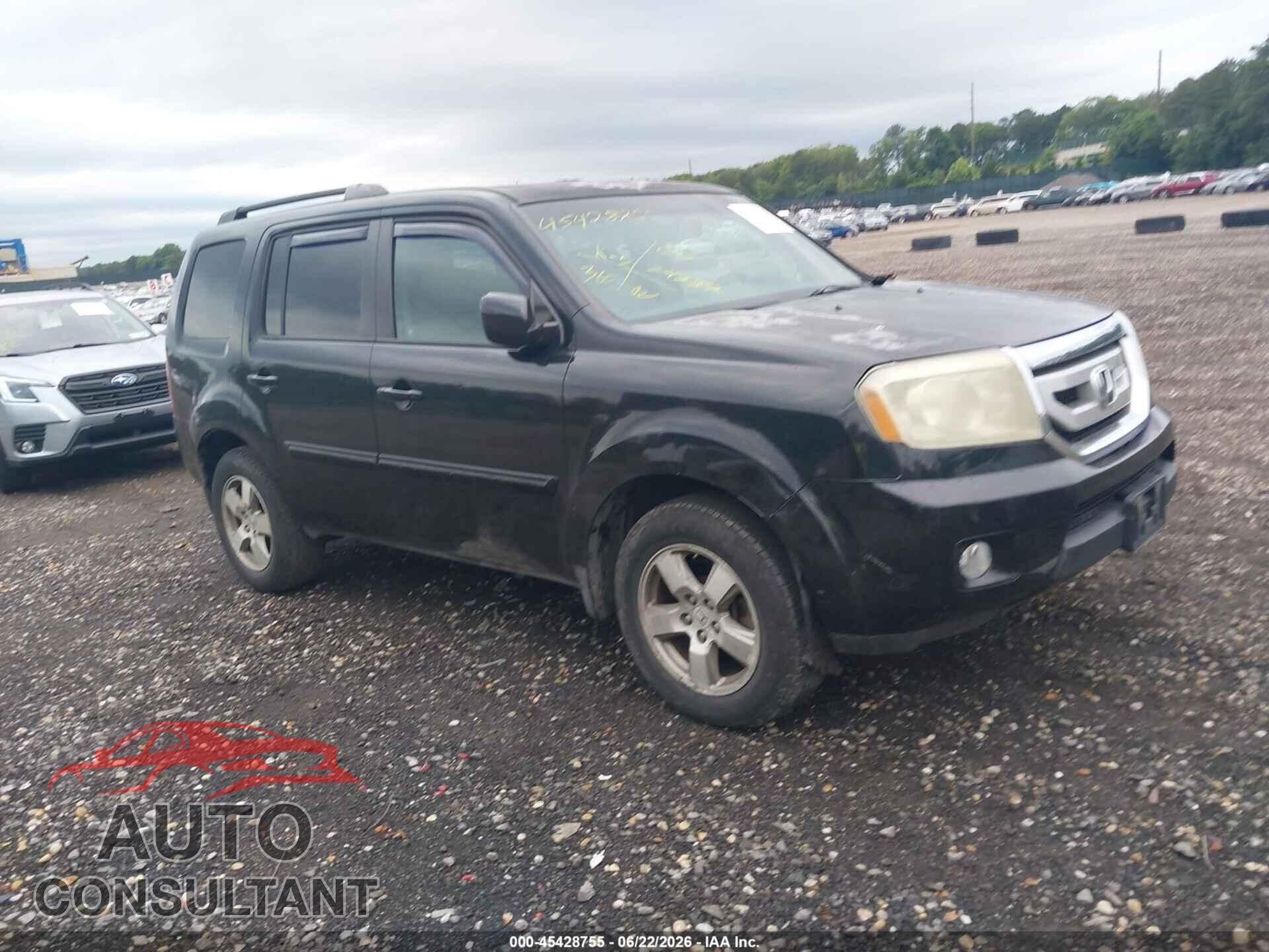 HONDA PILOT 2010 - 5FNYF4H60AB006191