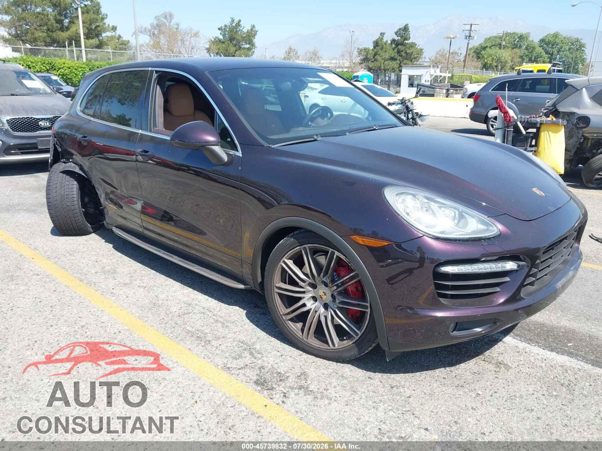 PORSCHE CAYENNE 2012 - WP1AC2A21CLA83401