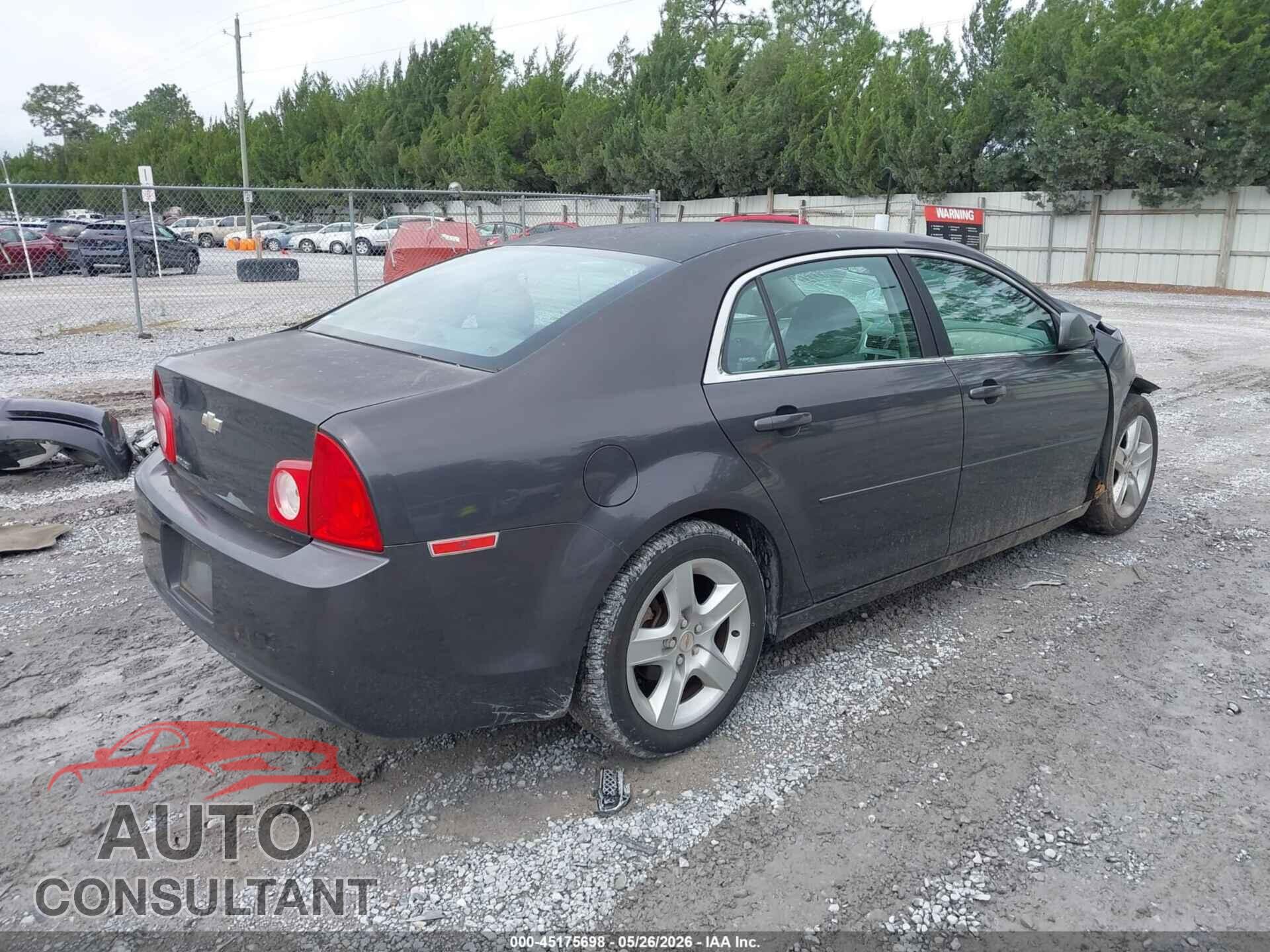 CHEVROLET MALIBU 2012 - 1G1ZA5EUXCF390760
