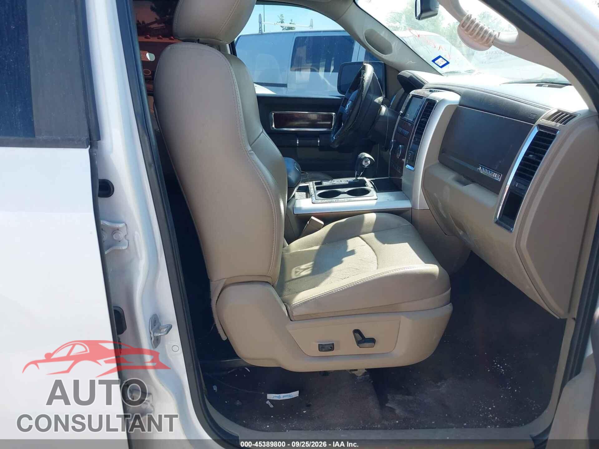 DODGE RAM 1500 2010 - 1D7RB1CT1AS209062