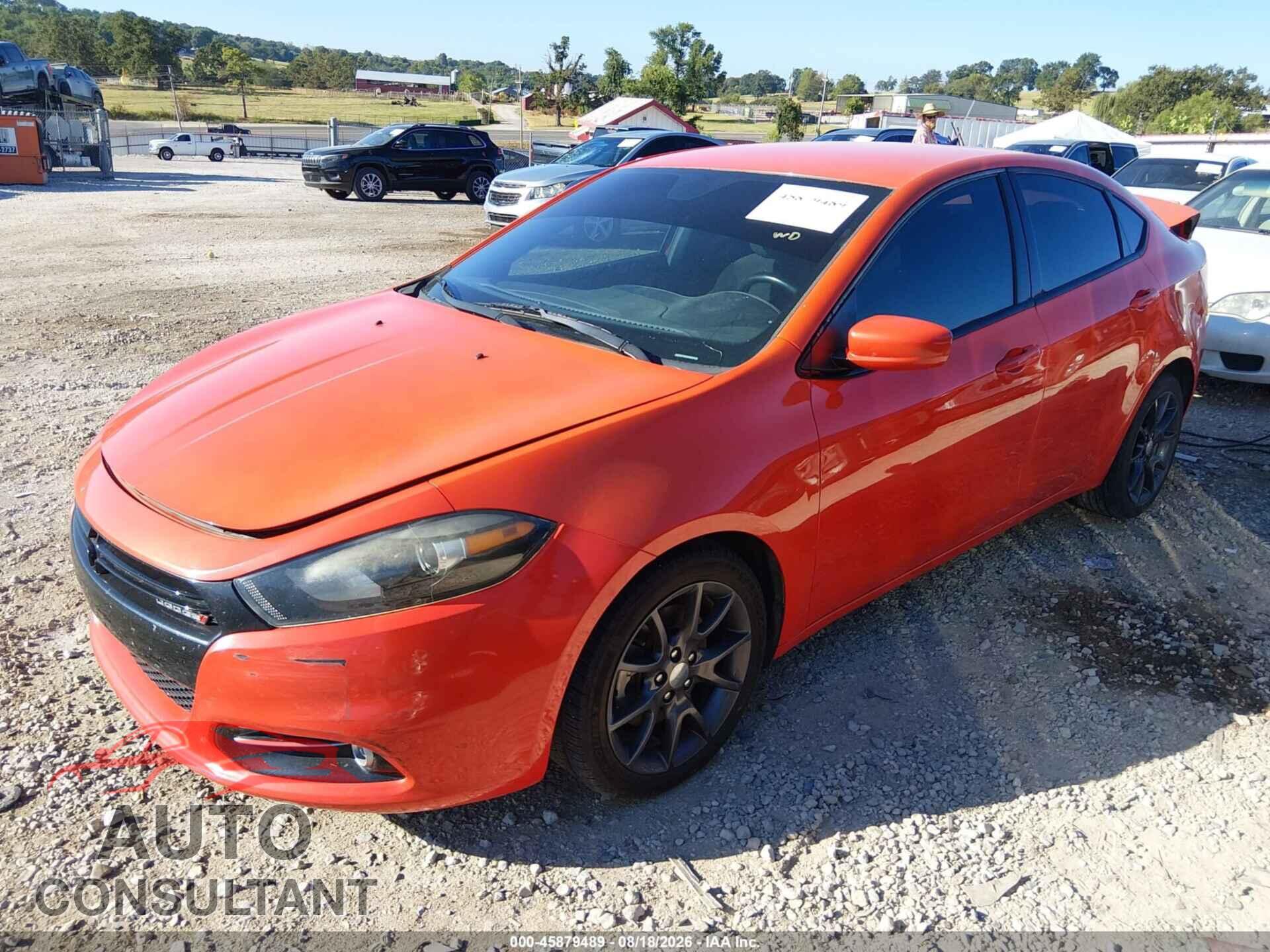 DODGE DART 2016 - 1C3CDFBB0GD644267